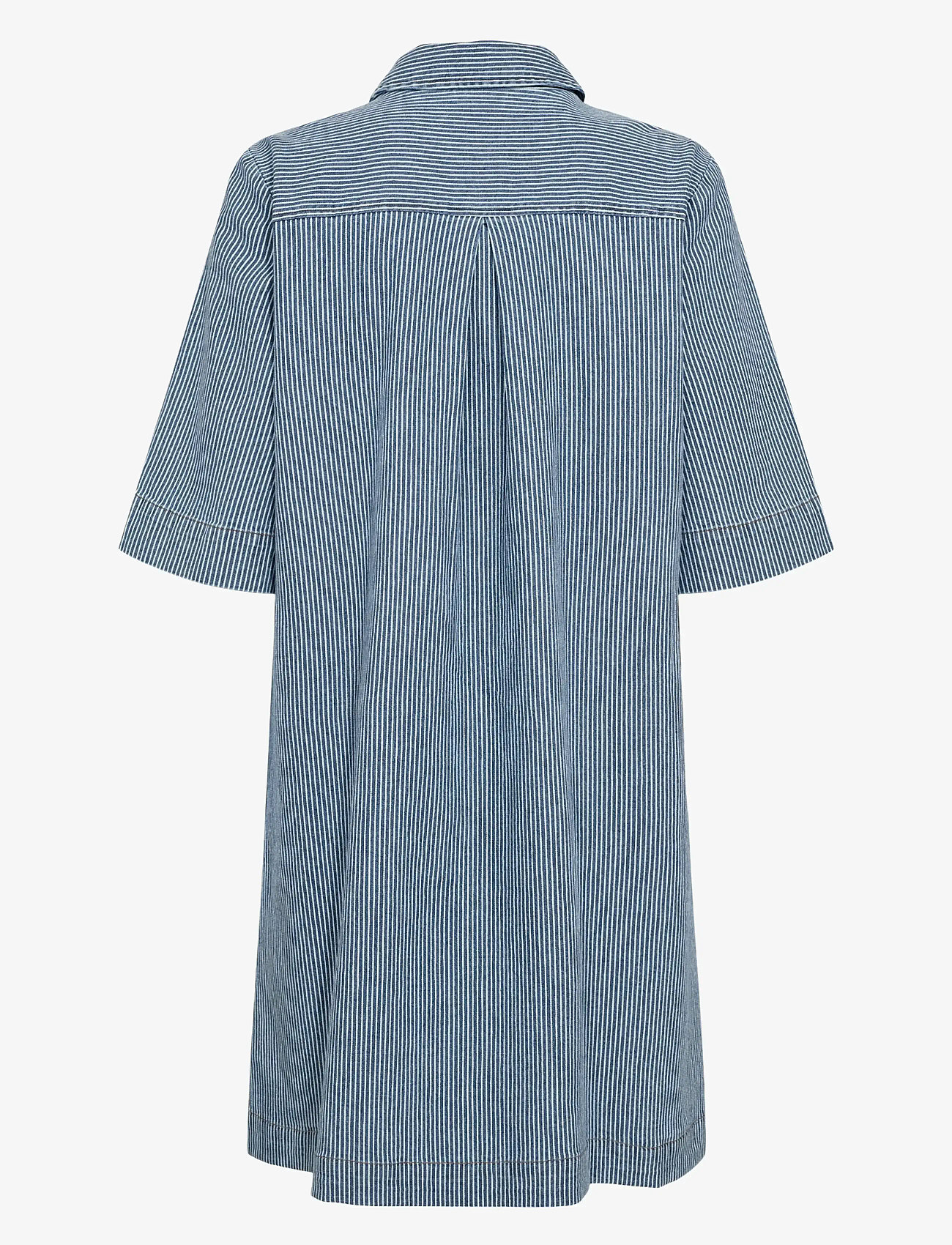 Nümph - NUERINA DRESS - hemdkleider - medium blue denim - 1