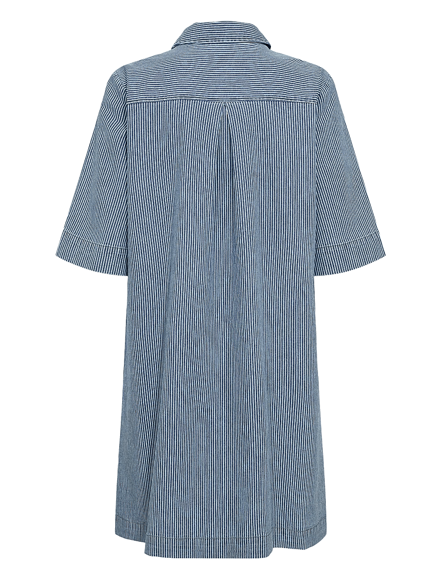 Nümph - NUERINA DRESS - hemdkleider - medium blue denim - 1