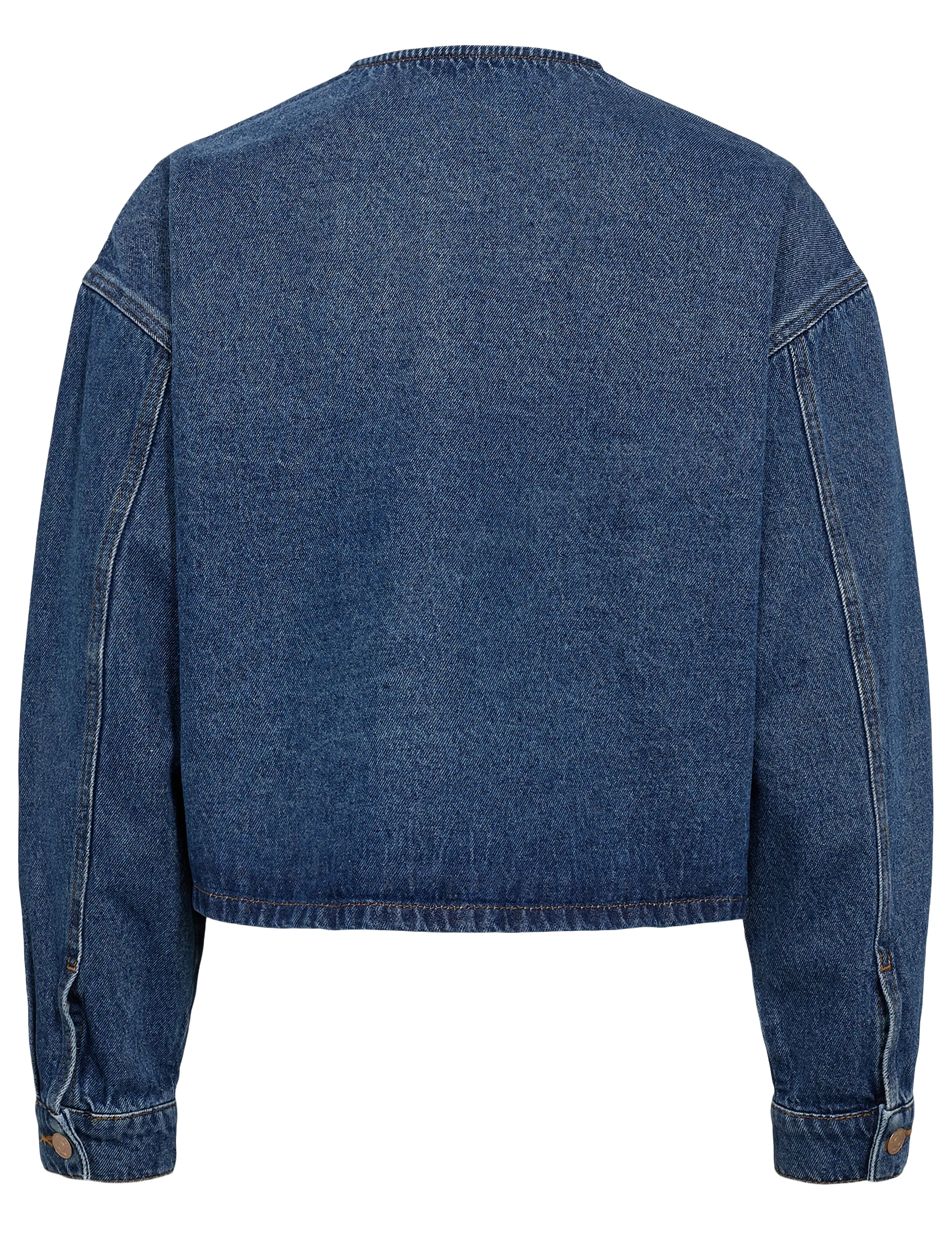 Nümph - NUCUBA JACKET - ytterkläder - classic blue denim - 4