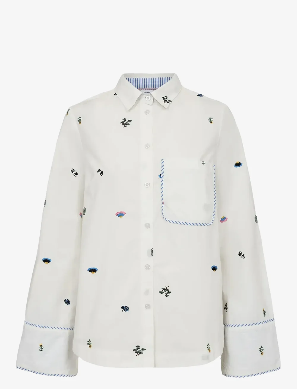 Nümph - NUCHIRO BOXY SHIRT - langærmede skjorter - cloud dancer - 1