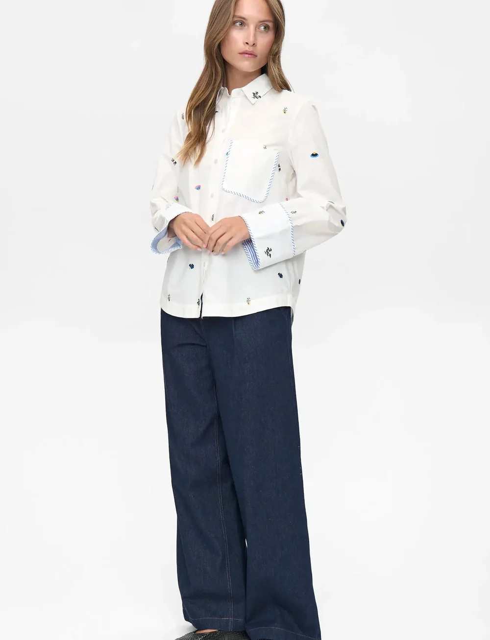 Nümph - NUCHIRO BOXY SHIRT - langærmede skjorter - cloud dancer - 4