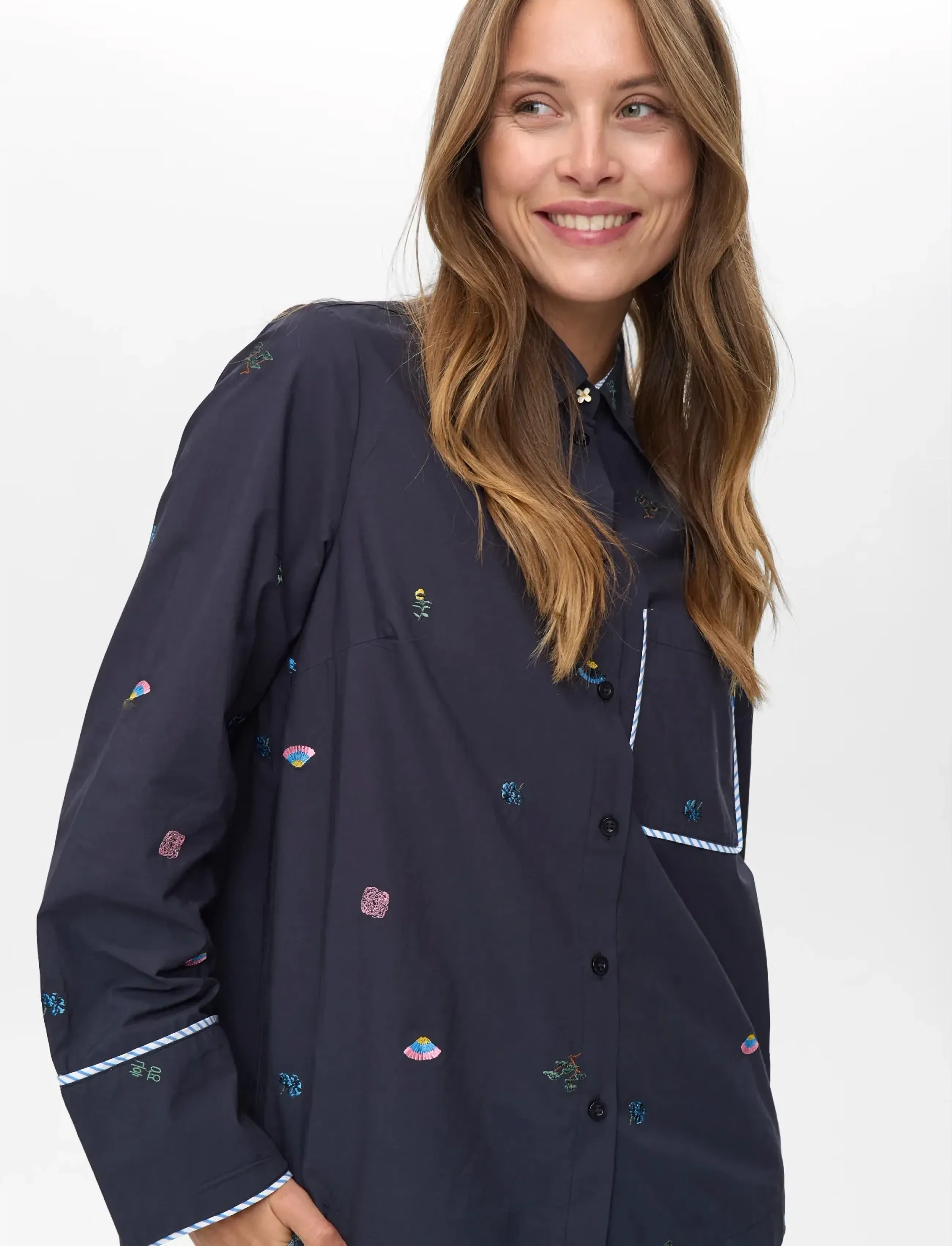 NÜMPH Nuchiro Boxy Shirt skjortor & blusar dam – bild 8