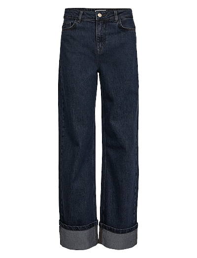 Nümph NUTORONTO WIDE JEANS - Jeans - DARK DENIM BLUE / navy