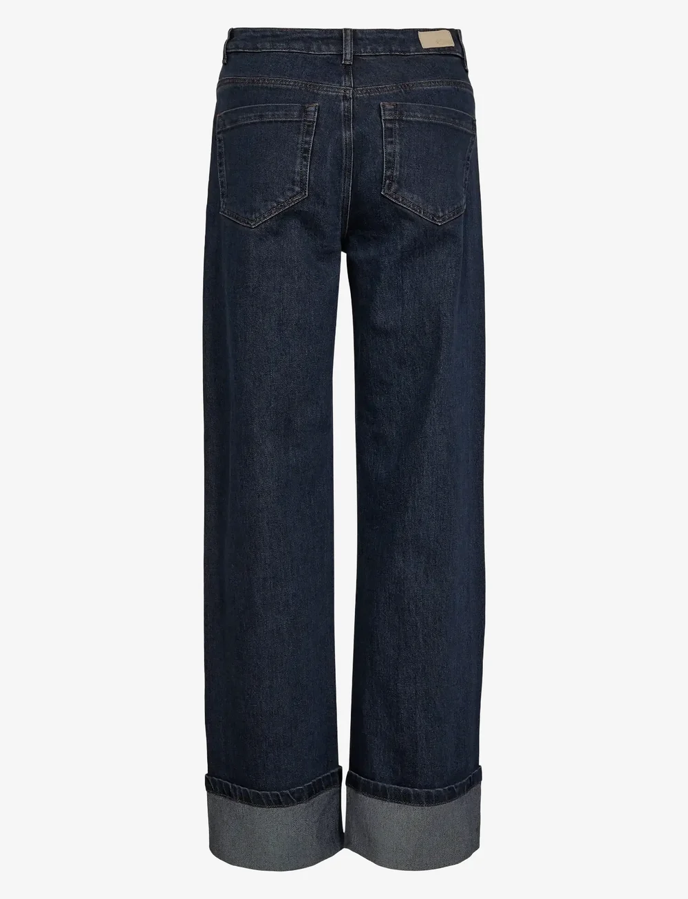 Nümph - NUTORONTO WIDE JEANS - brede jeans - dark denim blue - 1
