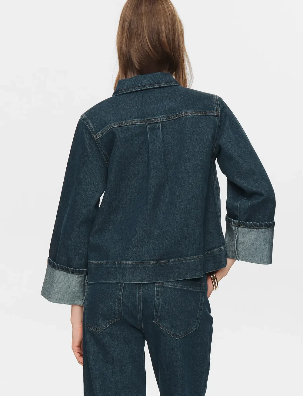 Nümph - NUTORONTO SHIRT - denimskjorter - dark denim blue - 4