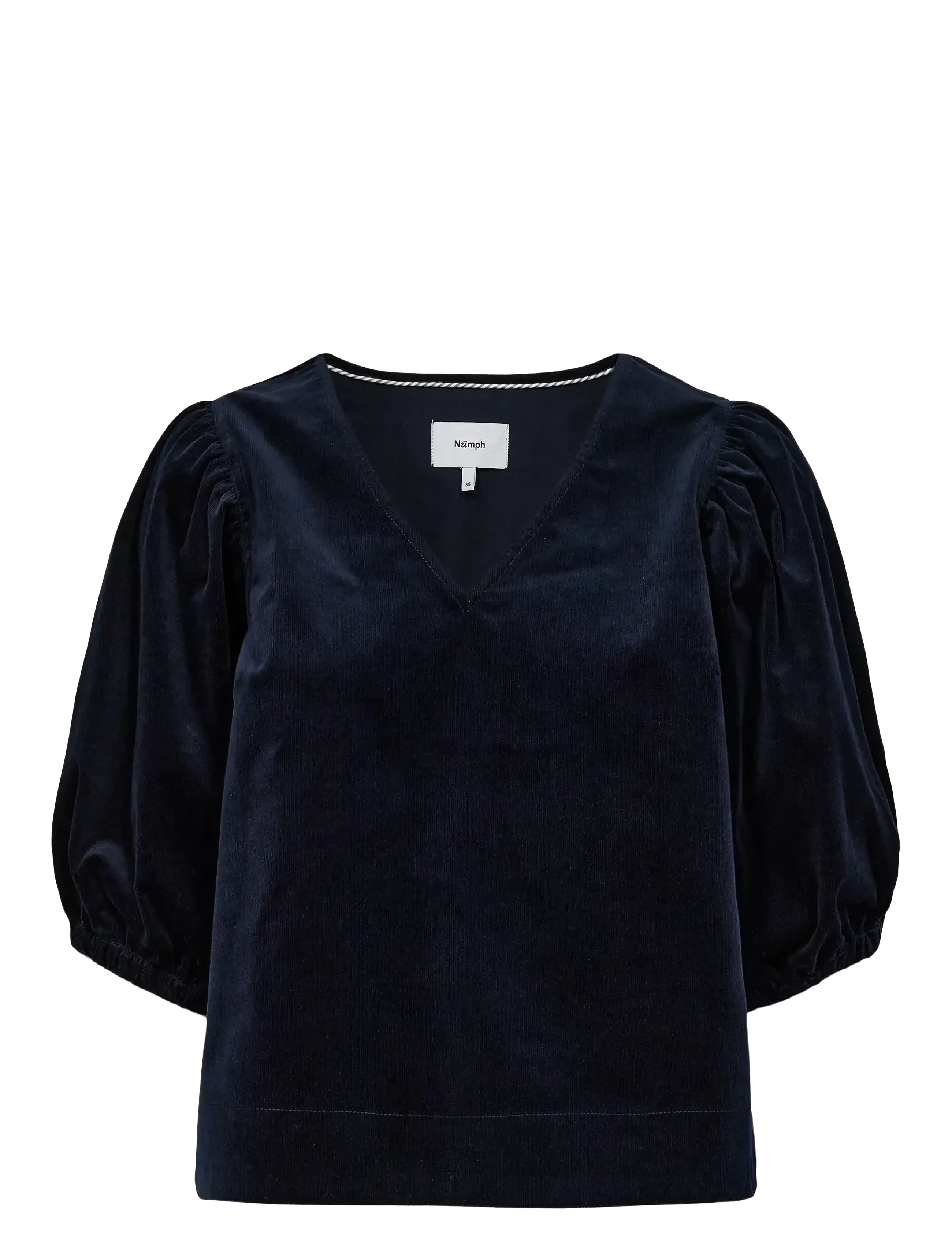 Nümph NUJOANNA BLOUSE - Tøj - DARK SAPPHIRE / navy