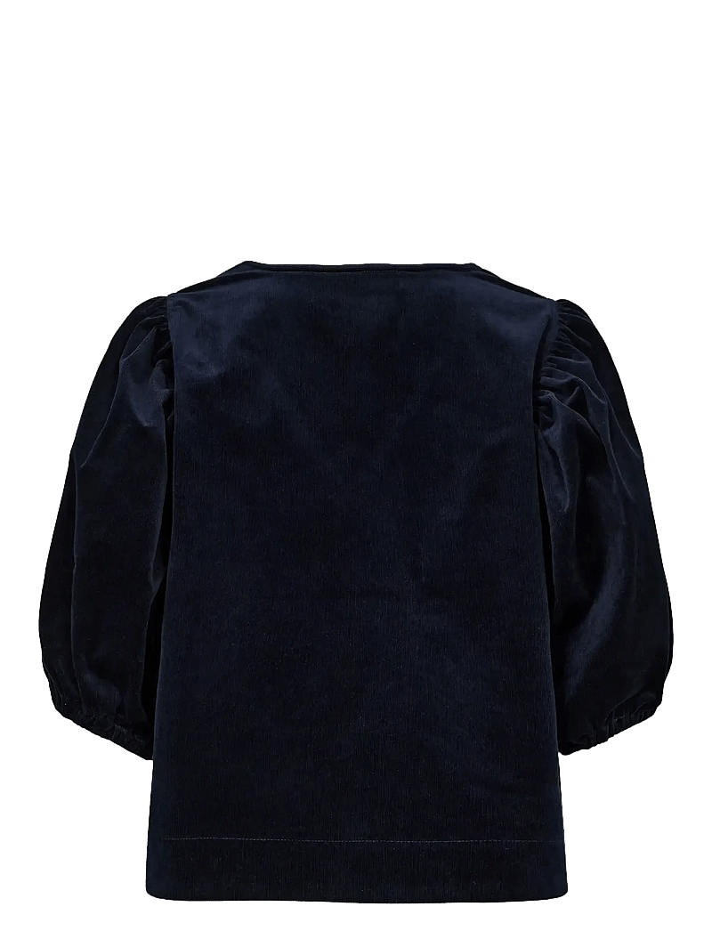 Nümph - NUJOANNA BLOUSE - short-sleeved blouses - dark sapphire - 2