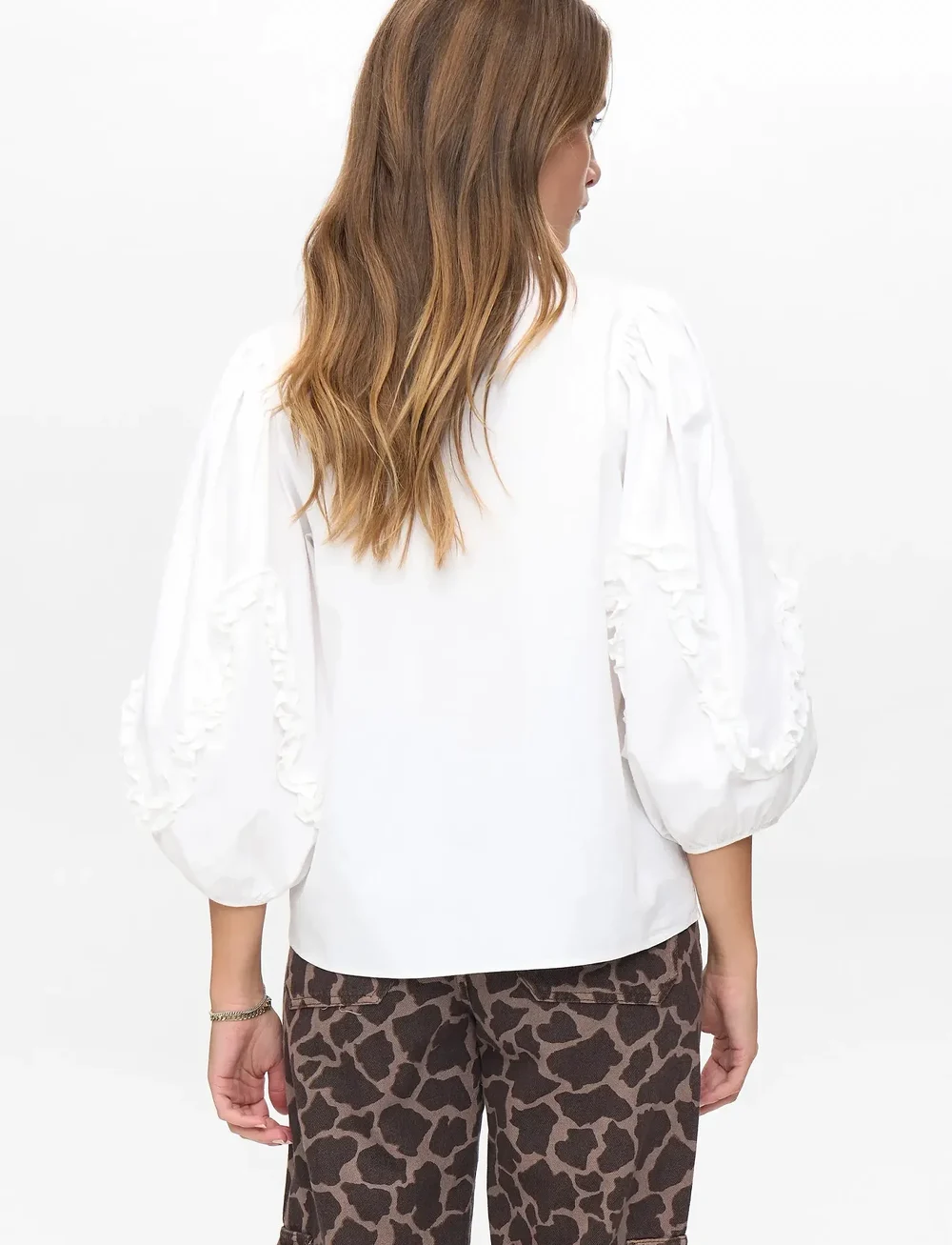 Nümph - NUAIKO SHIRT - krekli ar garām piedurknēm - bright white - 3