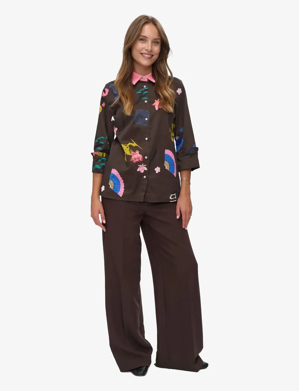 Nümph - NUMARKI SHIRT - long-sleeved shirts - black coffee - 2