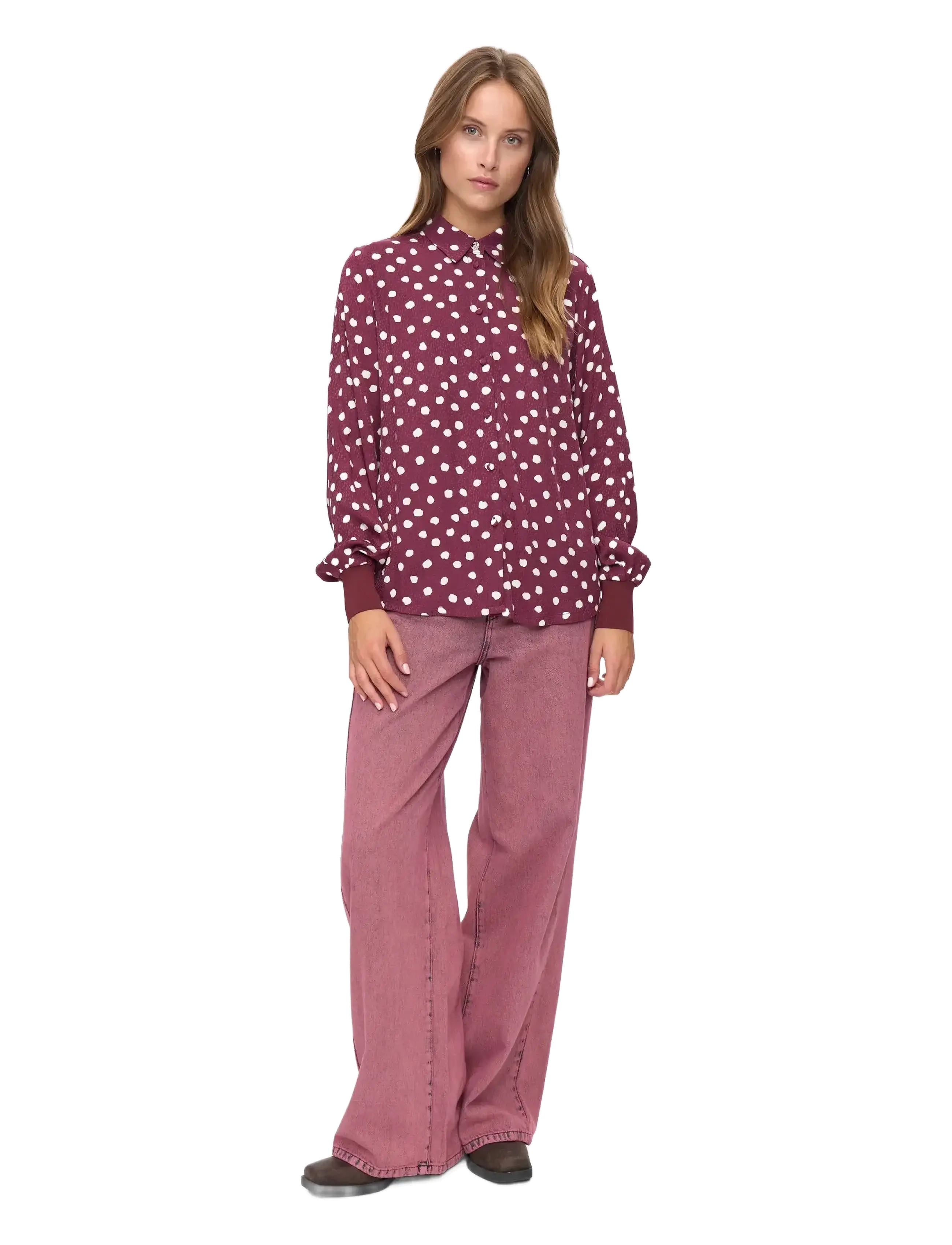 Nümph - NULIVY SHIRT - chemises à manches longues - winetasting - 2