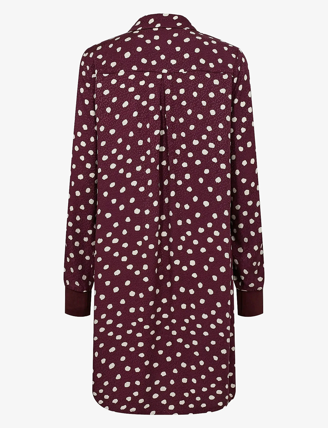 Nümph - NULIVY SHIRT DRESS - hemdkleider - winetasting - 2