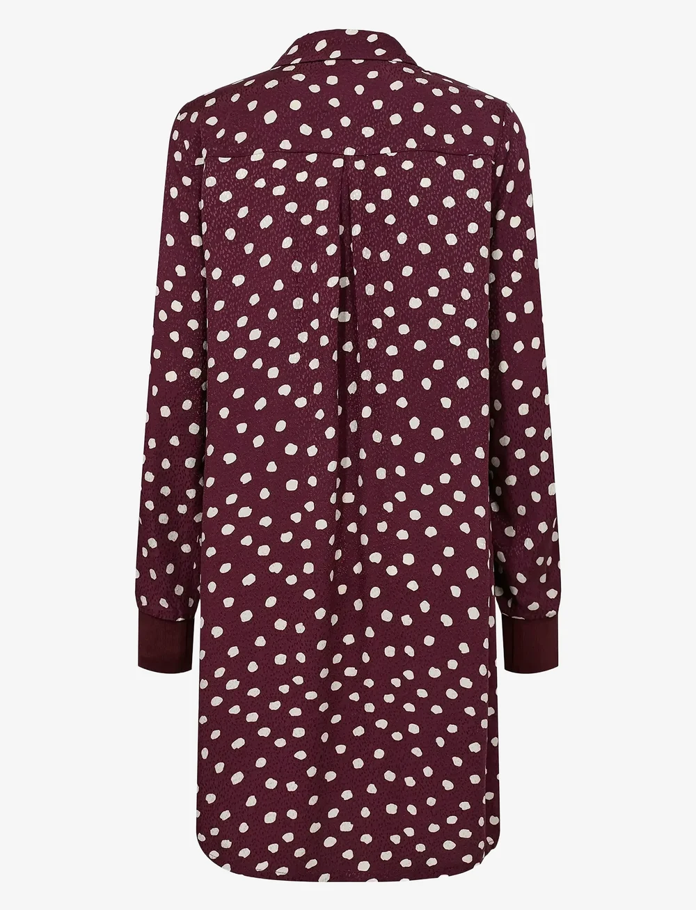 Nümph - NULIVY SHIRT DRESS - skjortklänningar - winetasting - 2
