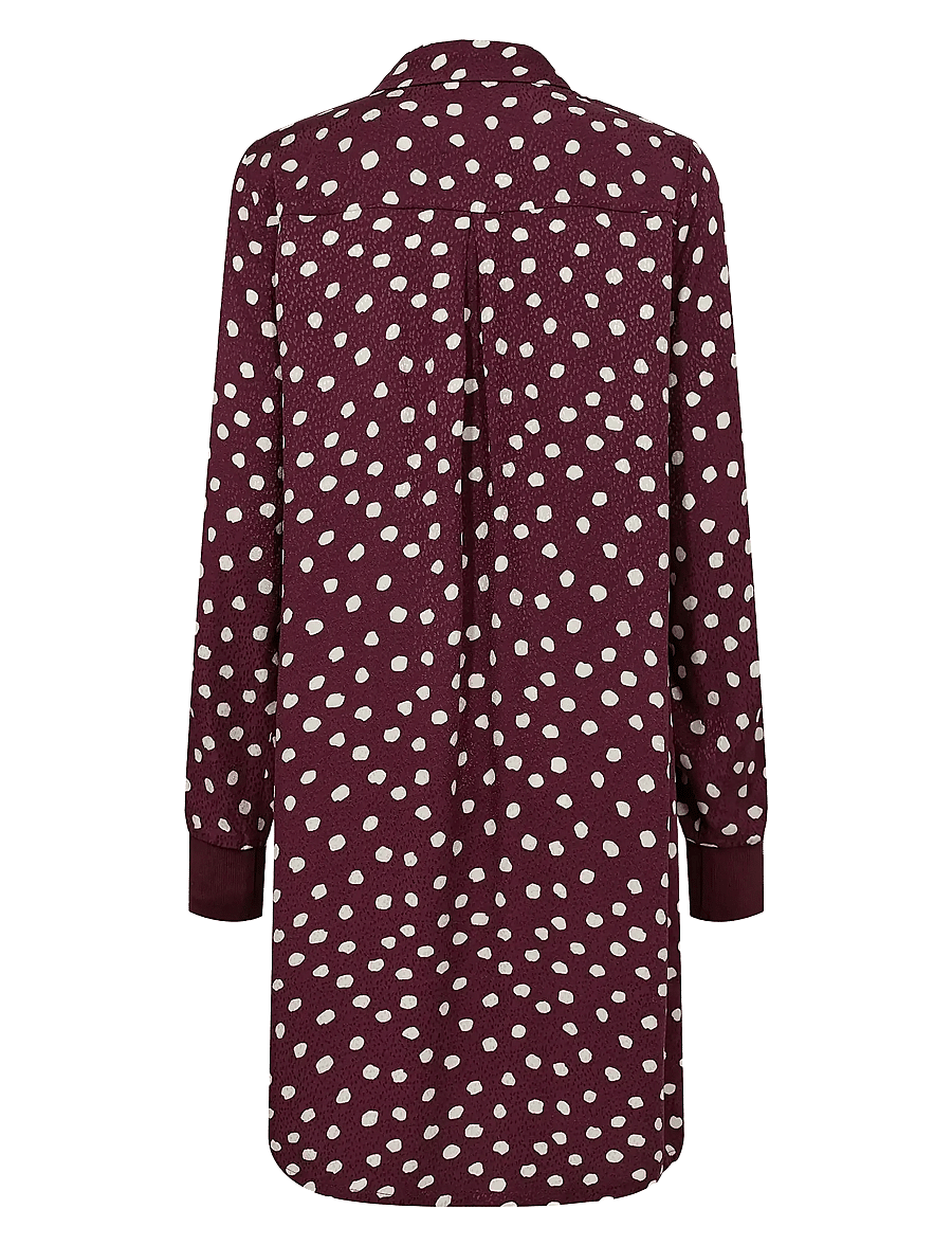 Nümph - NULIVY SHIRT DRESS - skjortekjoler - winetasting - 2