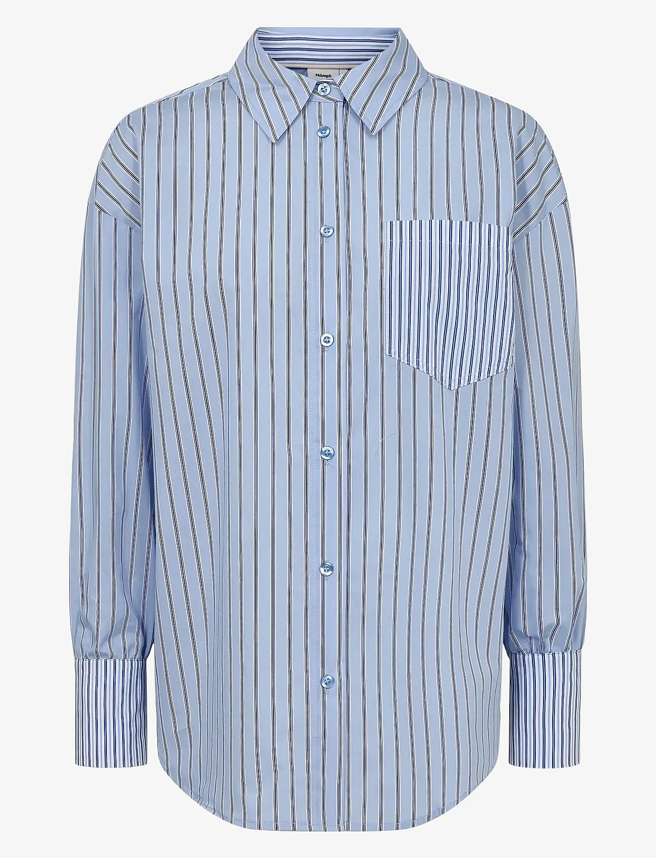Nümph - NUMAJRA CONTRAST SHIRT - pikkade varrukatega särgid - provence - 1