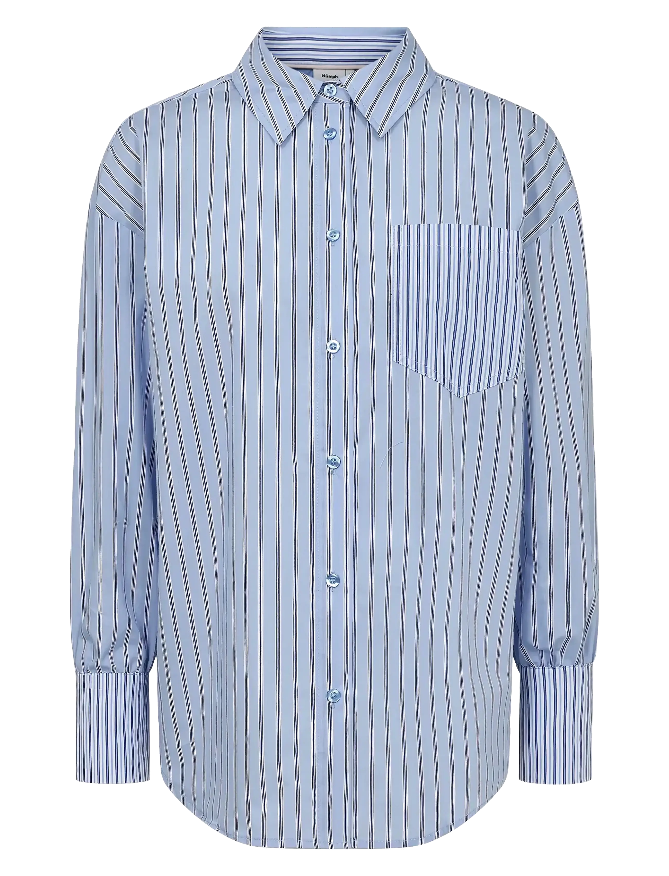 Nümph NUMAJRA CONTRAST SHIRT - Tøj - PROVENCE / blue