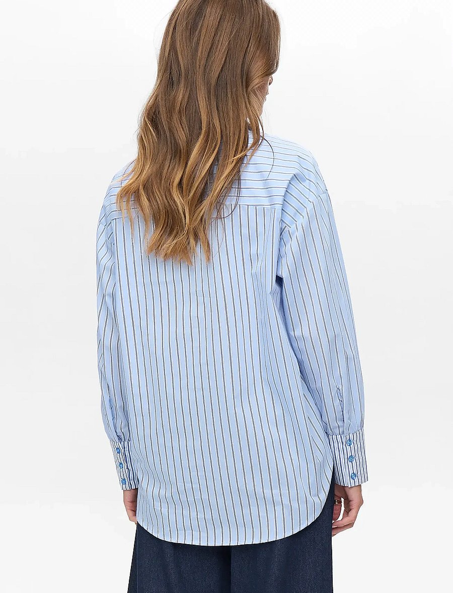 Nümph - NUMAJRA CONTRAST SHIRT - langærmede skjorter - provence - 3