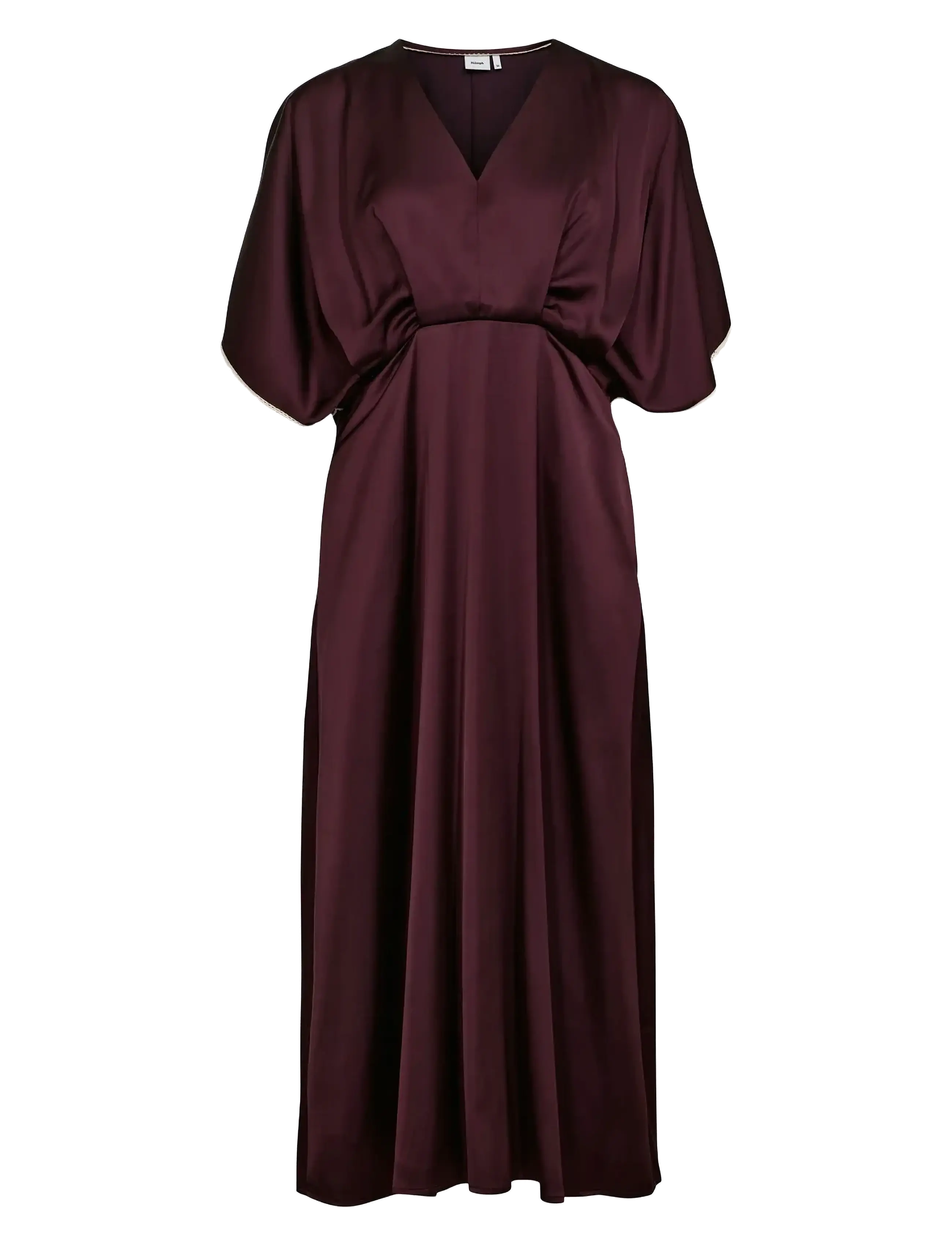 Nümph Nusantina Dress, 34, Burgundy, Kjoler > Knælange Og Midi, Dame