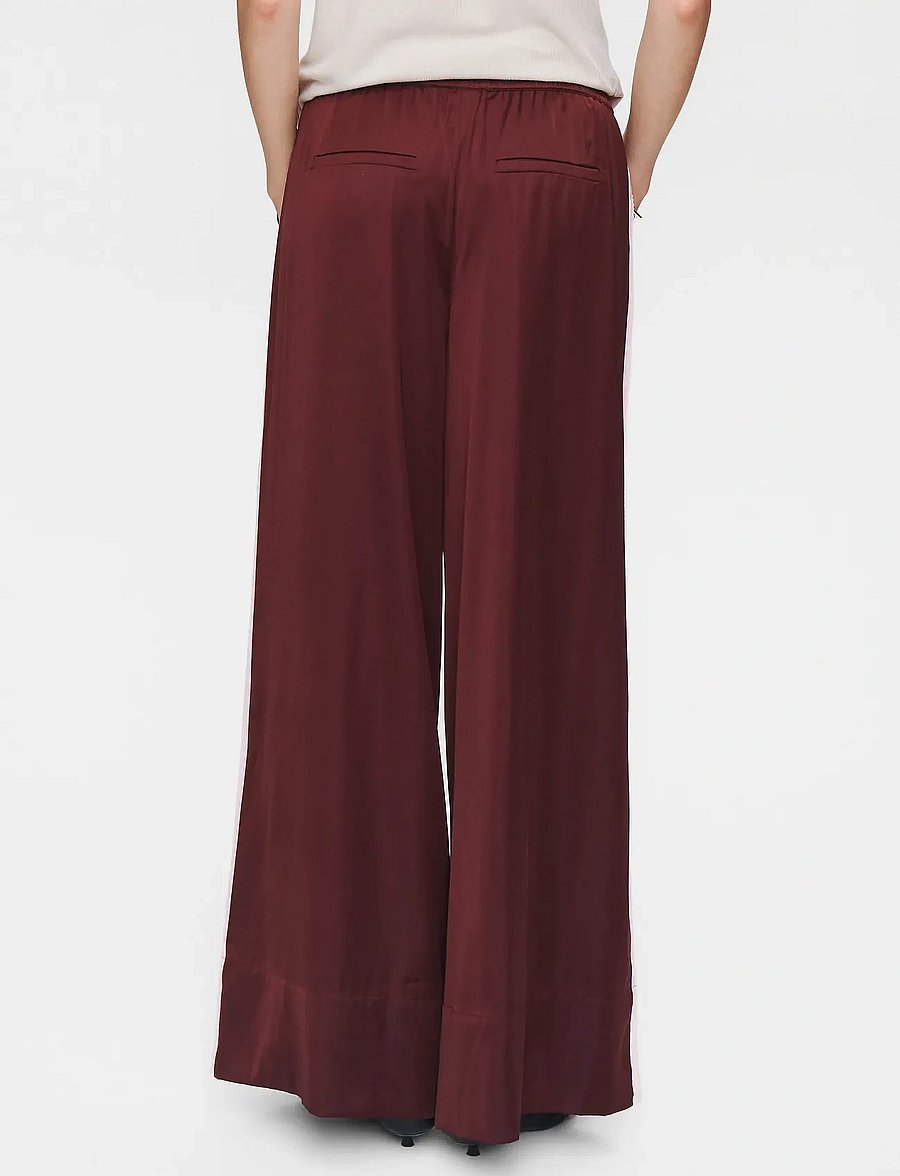 Nümph - NUSANTINA PANTS - hosen mit weitem bein - winetasting - 3