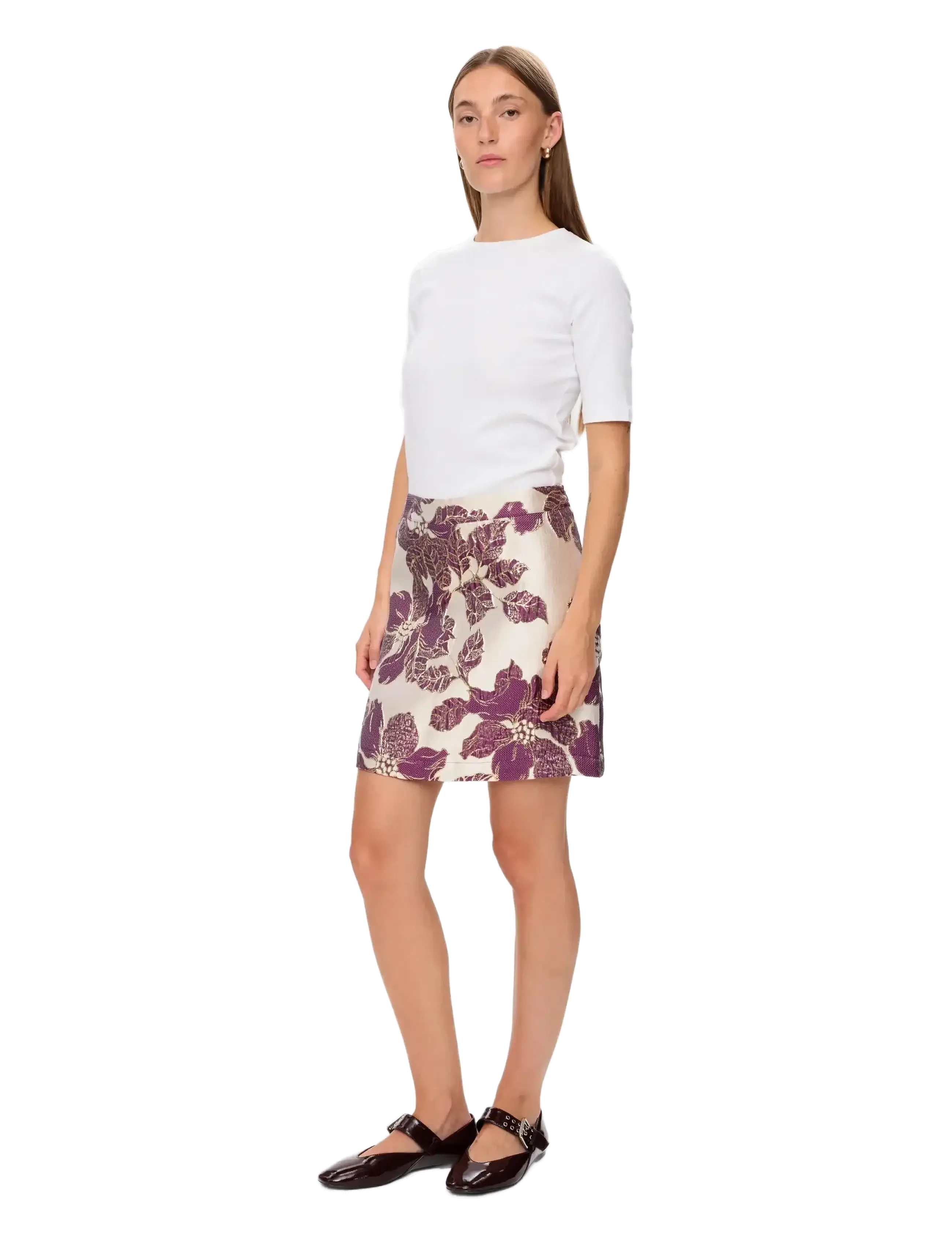 Nümph - NUYARA SKIRT - bleistiftröcke - winetasting - 2