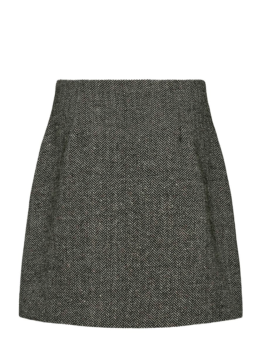 Nümph - NUAVEY MINI SKIRT - miniseelikud - caviar - 2