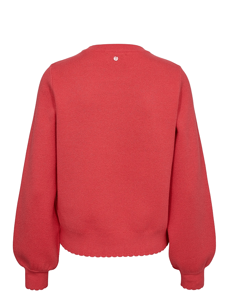 Nümph - NUBIR SOLID PULLOVER - pullover - cayenne - 1