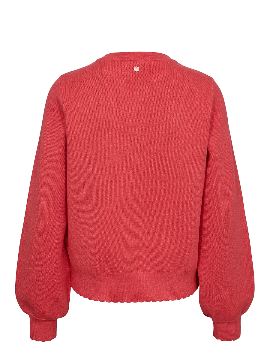 Nümph - NUBIR SOLID PULLOVER - pullover - cayenne - 1