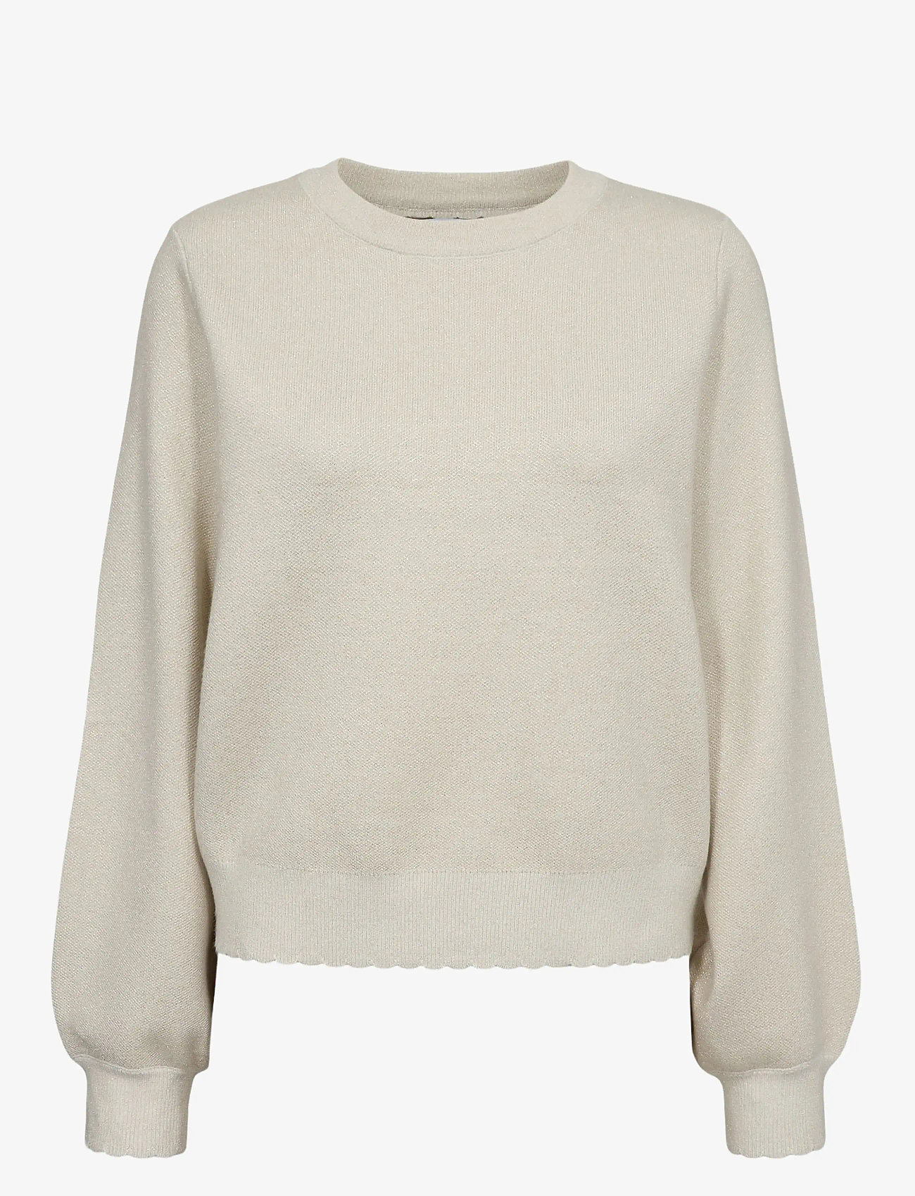 Nümph - NUBIR SOLID PULLOVER - pullover - cloud dancer - 0