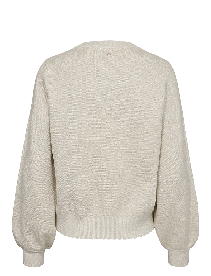 Nümph - NUBIR SOLID PULLOVER - pullover - cloud dancer - 1