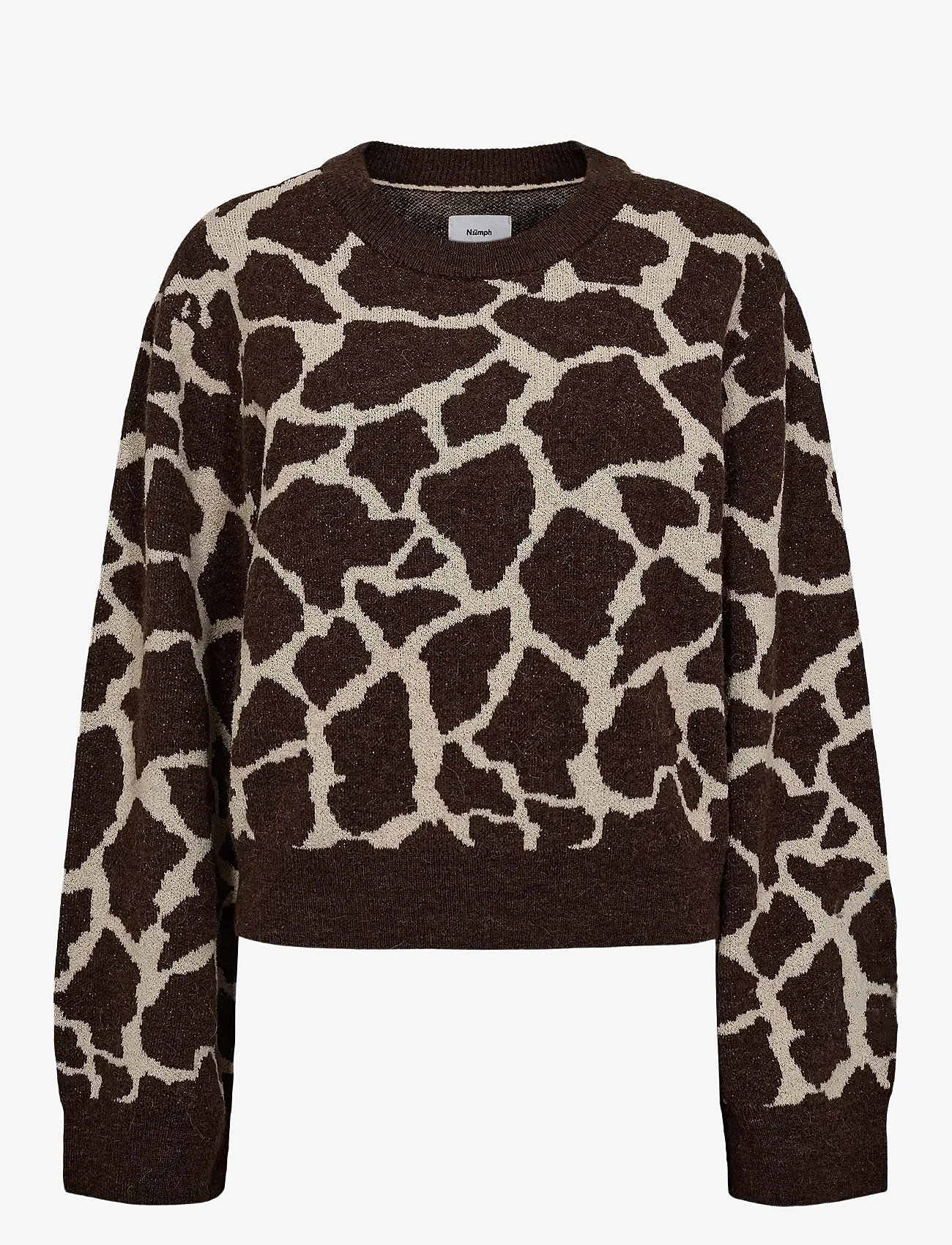 Nümph - NUGRIF PULLOVER - herbstliche kleidung - black coffee - 0