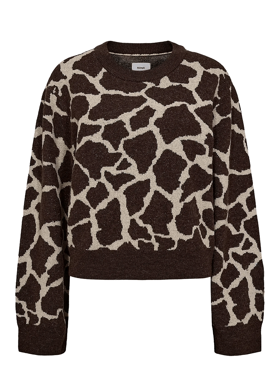 Nümph - NUGRIF PULLOVER - pullover - black coffee - 1