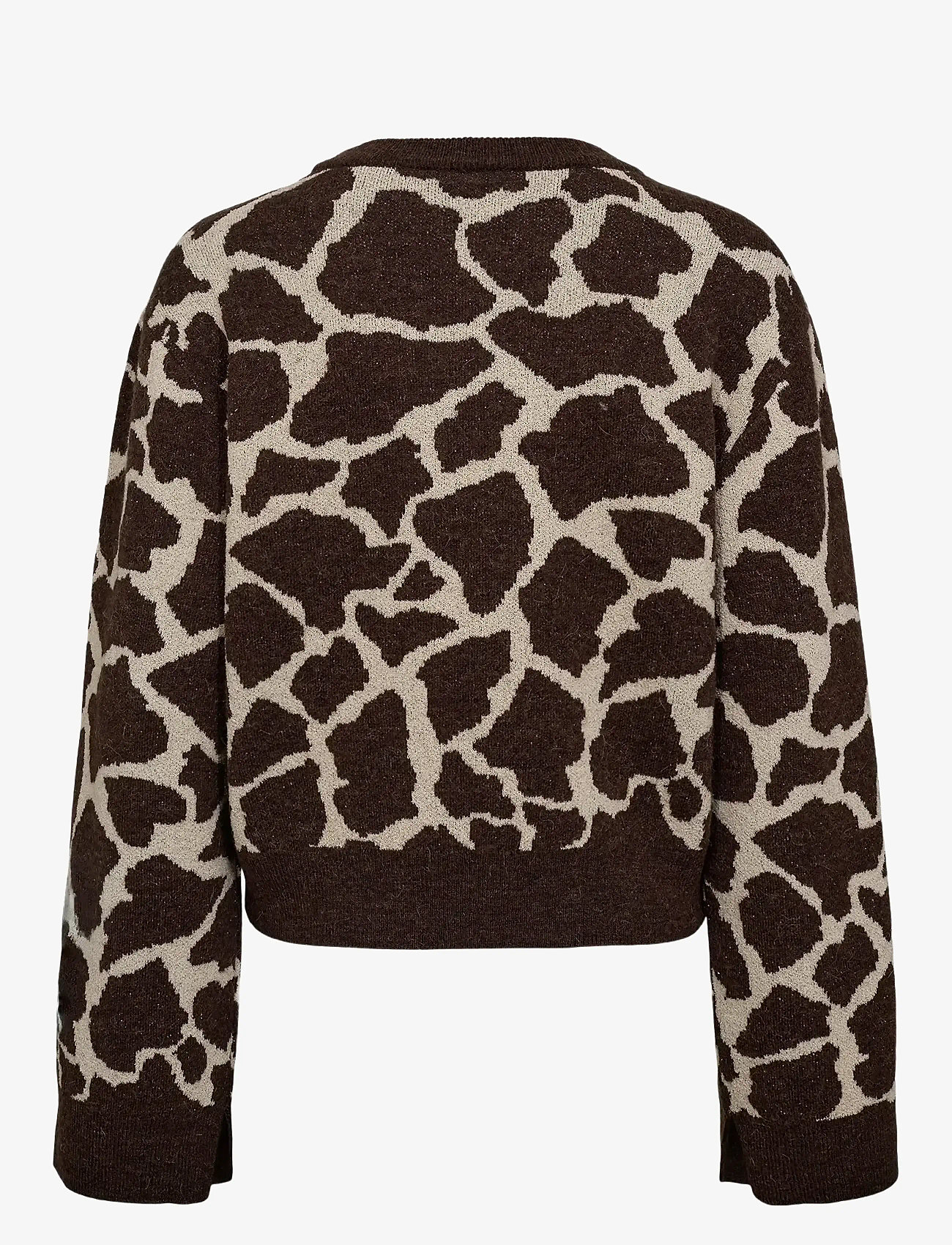 Nümph - NUGRIF PULLOVER - herbstliche kleidung - black coffee - 1