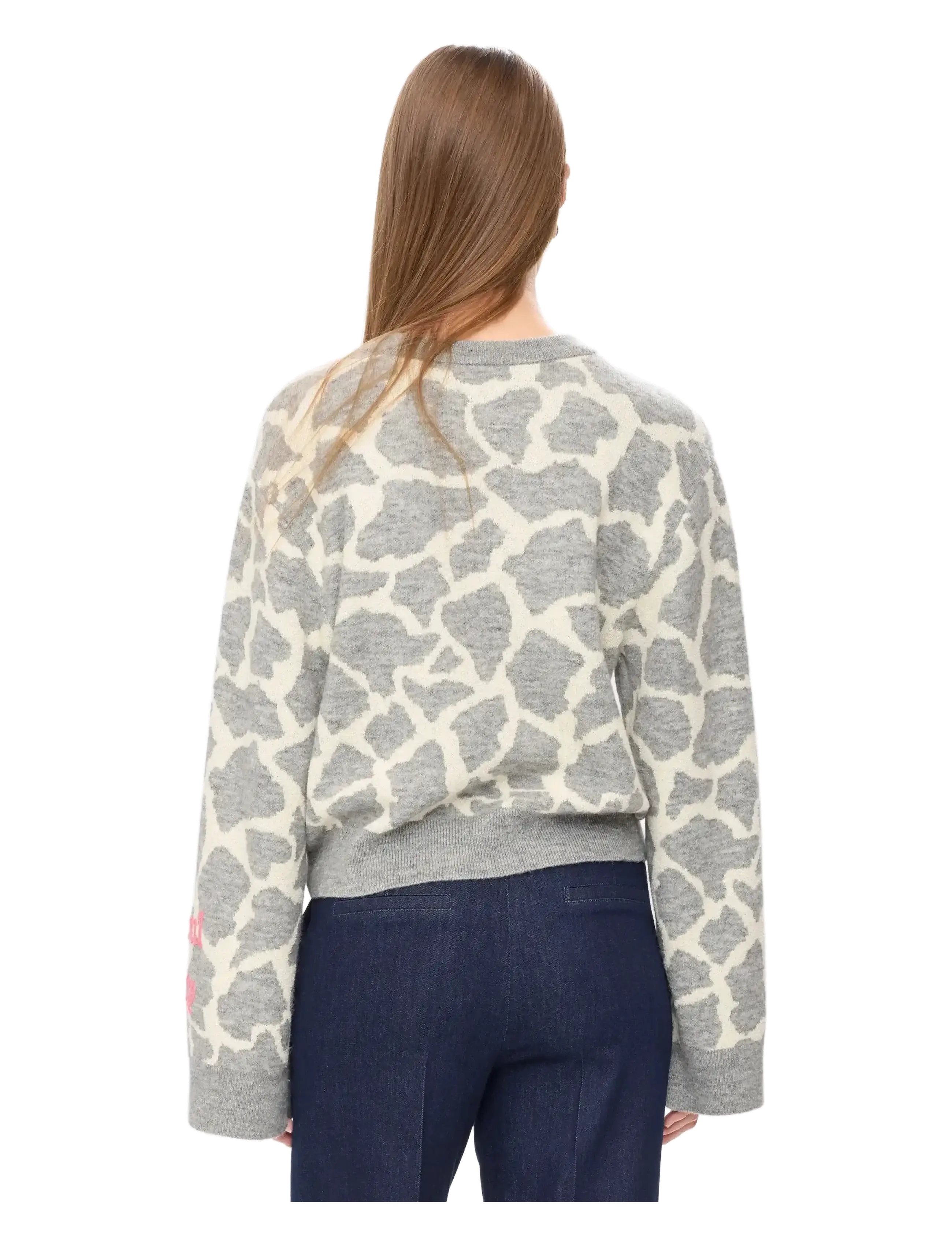 Nümph - NUGRIF PULLOVER - pullover - medium grey mel - 1
