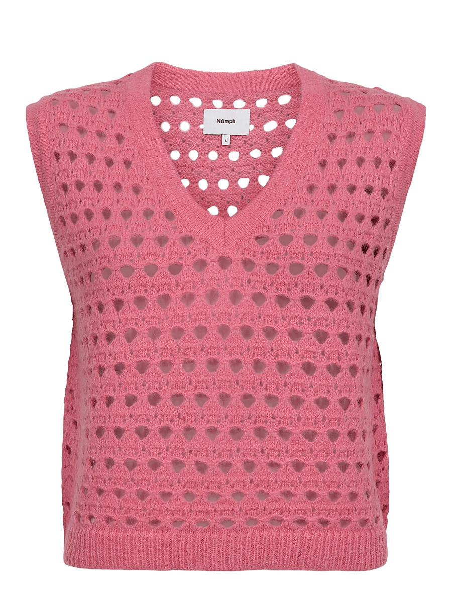 Nümph - NULAYA VEST - strickwesten - pink lemonade - 1