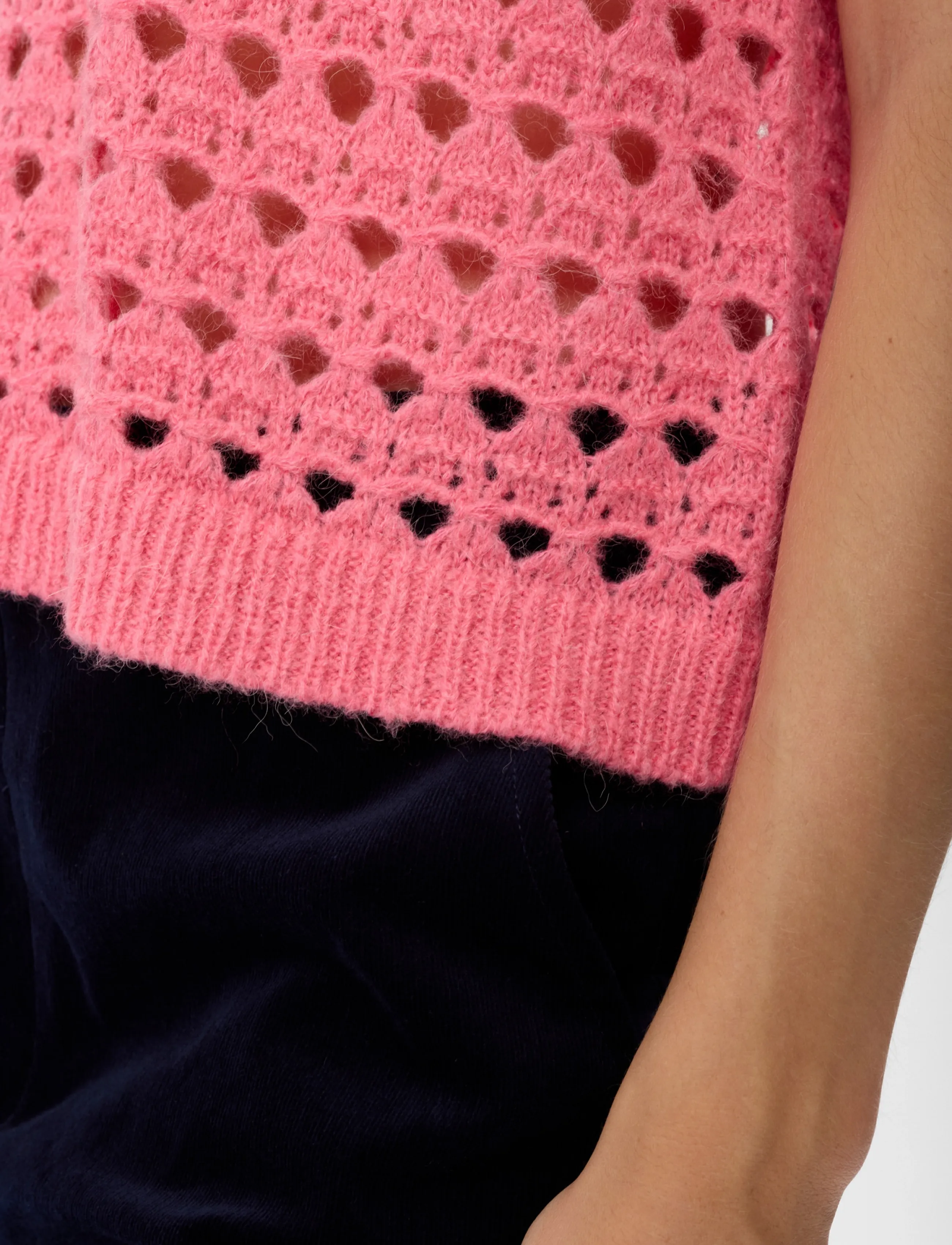 Nümph - NULAYA VEST - knitted vests - pink lemonade - 5