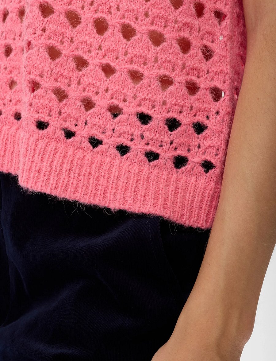 Nümph - NULAYA VEST - strickwesten - pink lemonade - 5