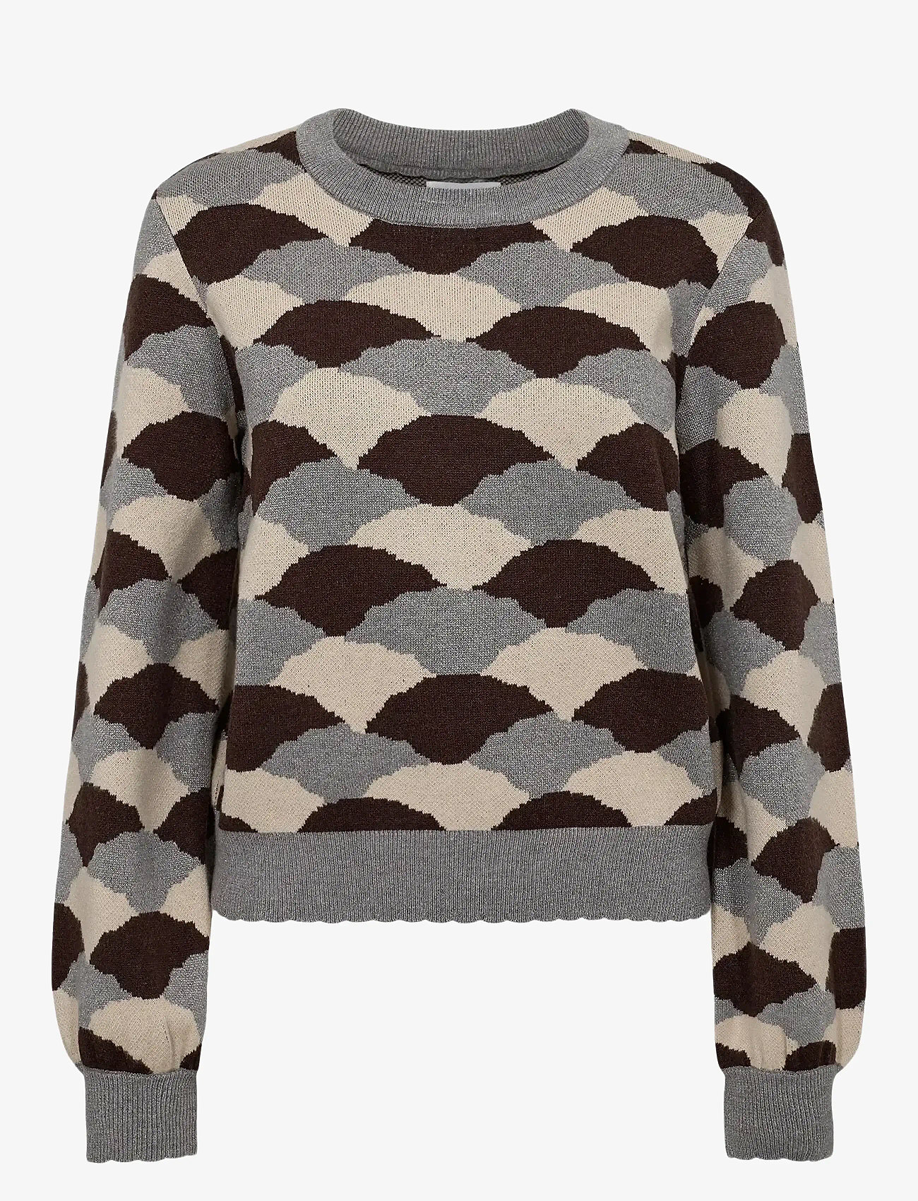 Nümph - NULILA PULLOVER - efterårstøj - black coffee - 0