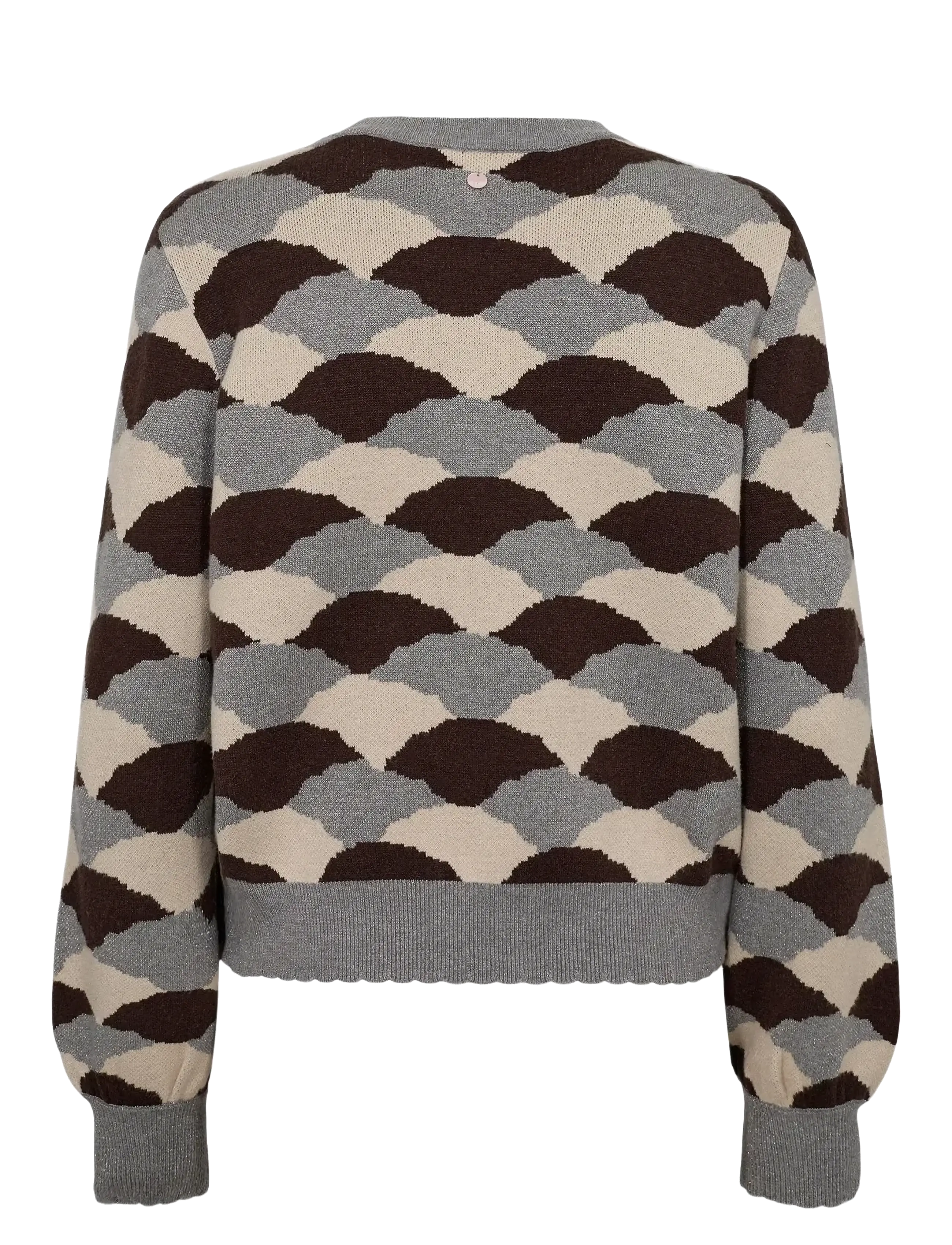 Nümph - NULILA PULLOVER - megztiniai - black coffee - 2