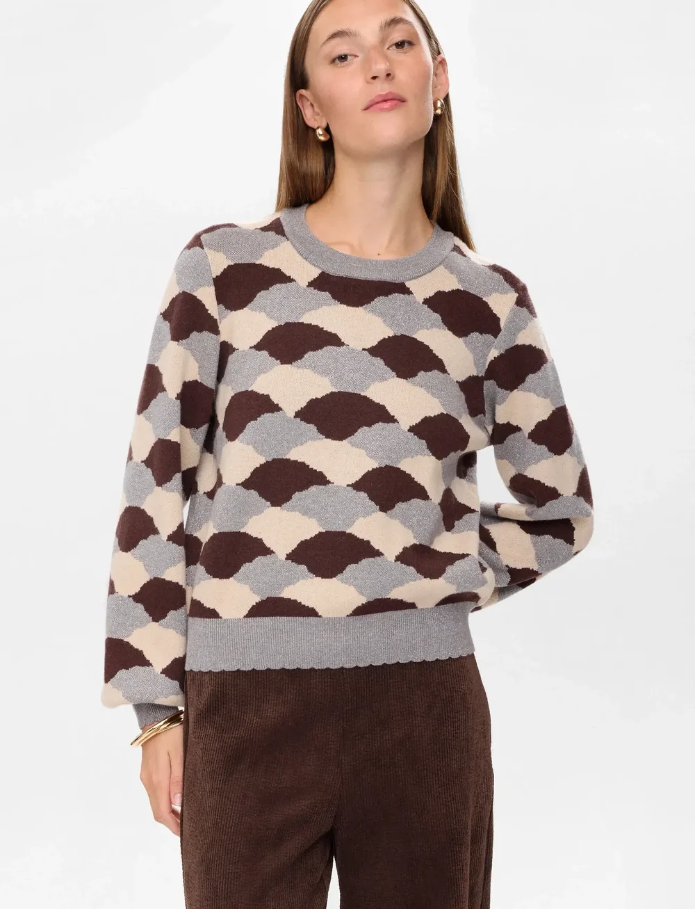 Nümph - NULILA PULLOVER - sviitrid - black coffee - 0