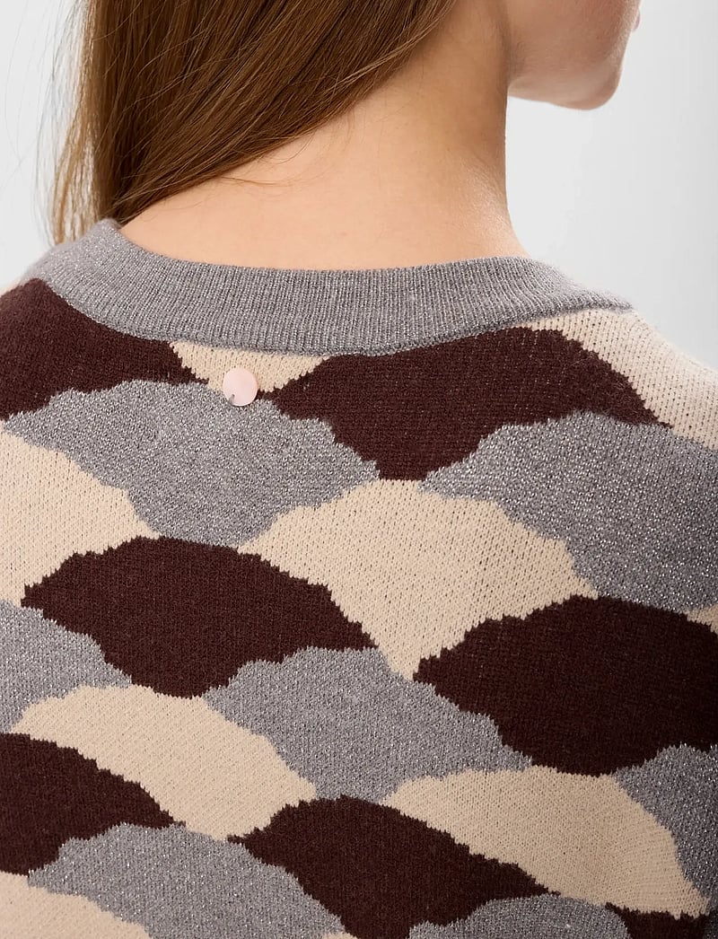 Nümph - NULILA PULLOVER - stickade tröjor - black coffee - 5