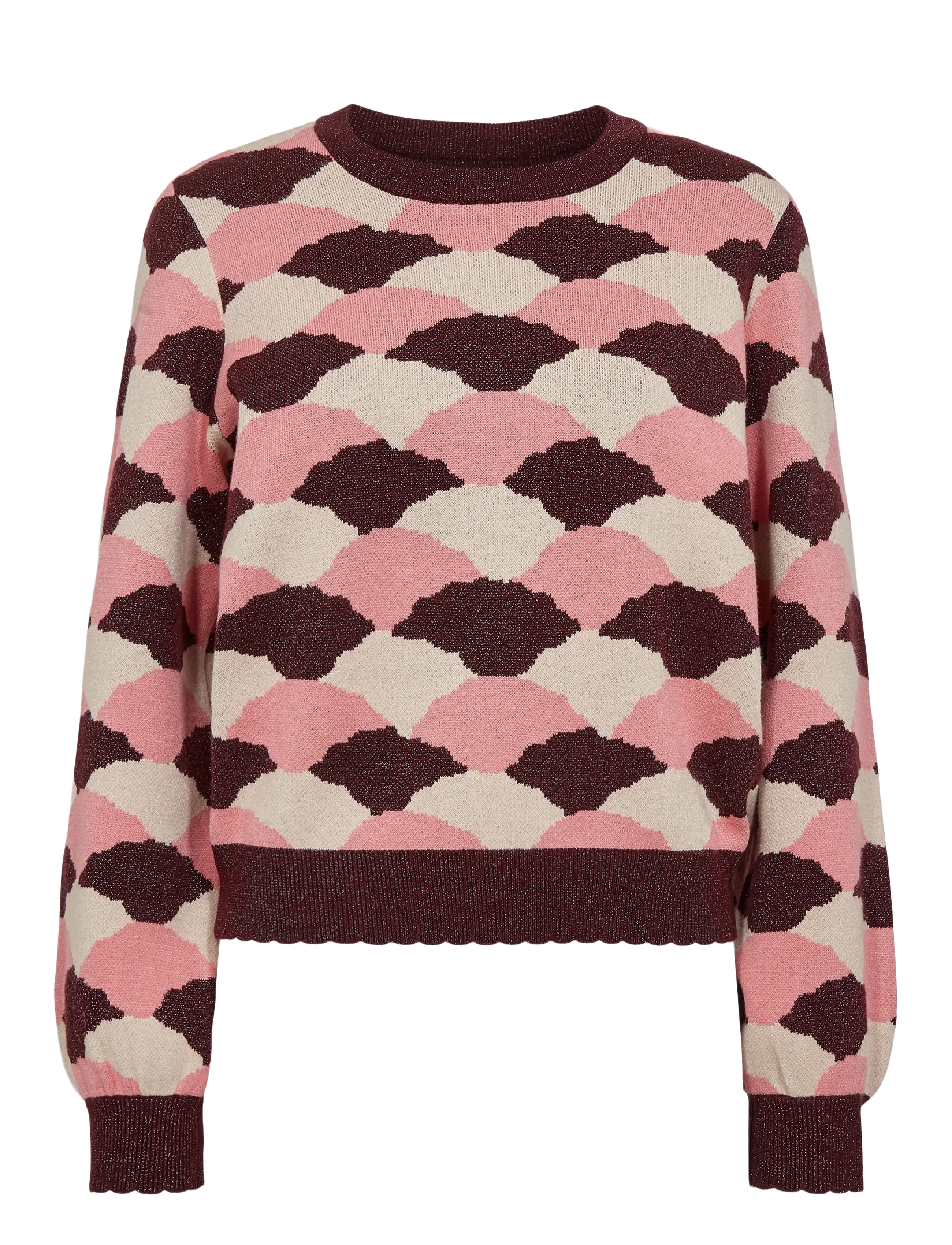 Nümph NULILA PULLOVER - Inspiration - PINK LEMONADE / pink/rose