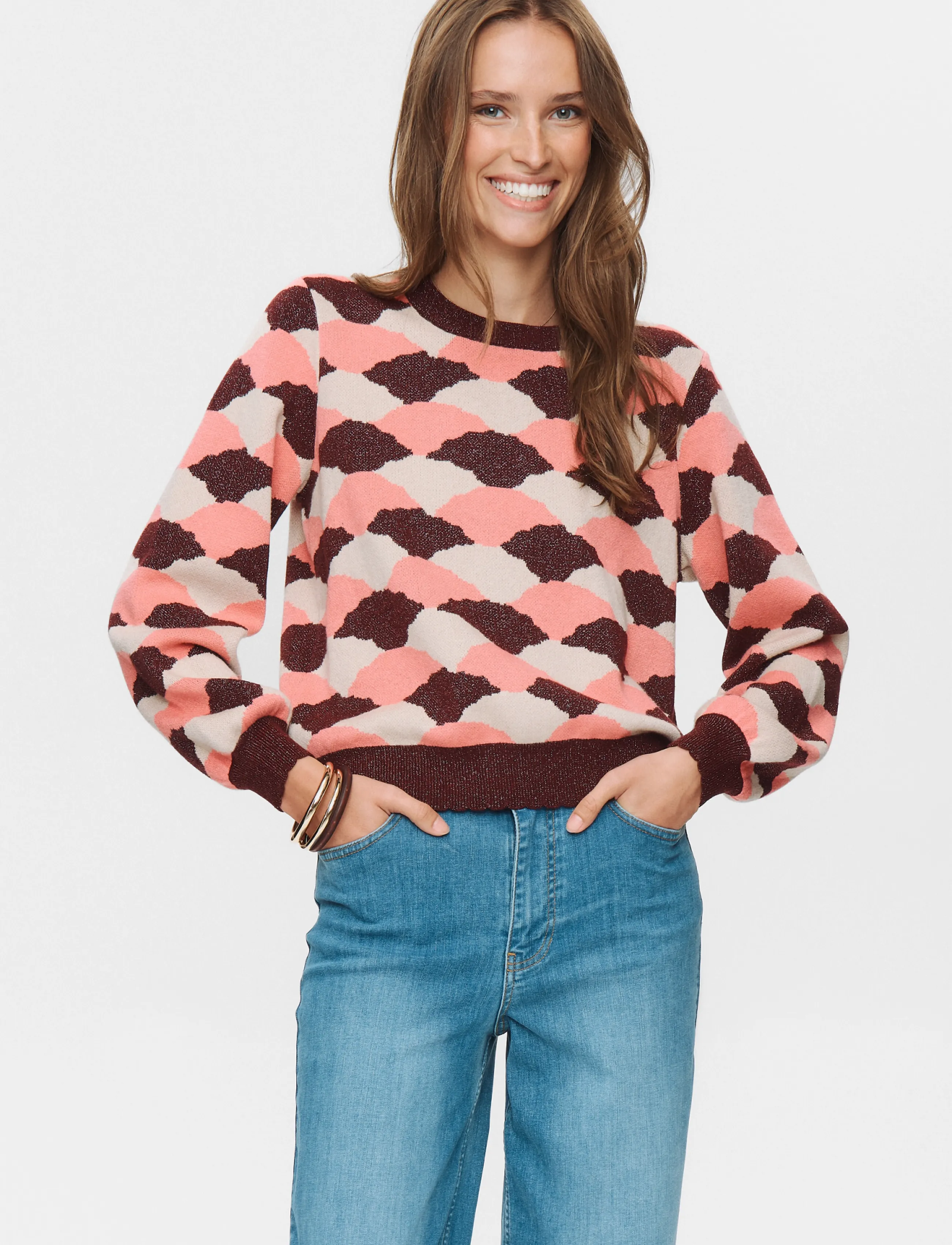 Nümph - NULILA PULLOVER - jumpers - pink lemonade - 4