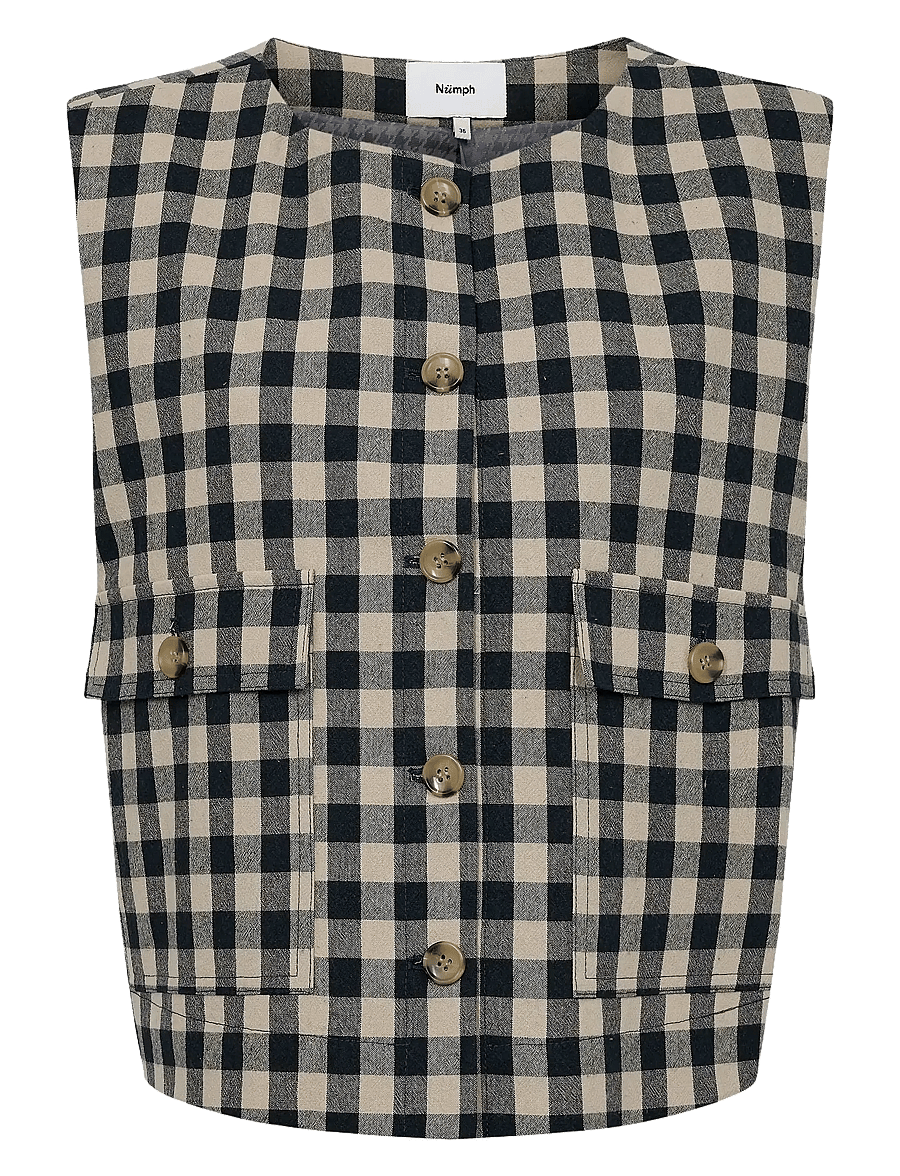 Nümph - NUCHIKKA WAISTCOAT - waistcoats - dark sapphire - 1