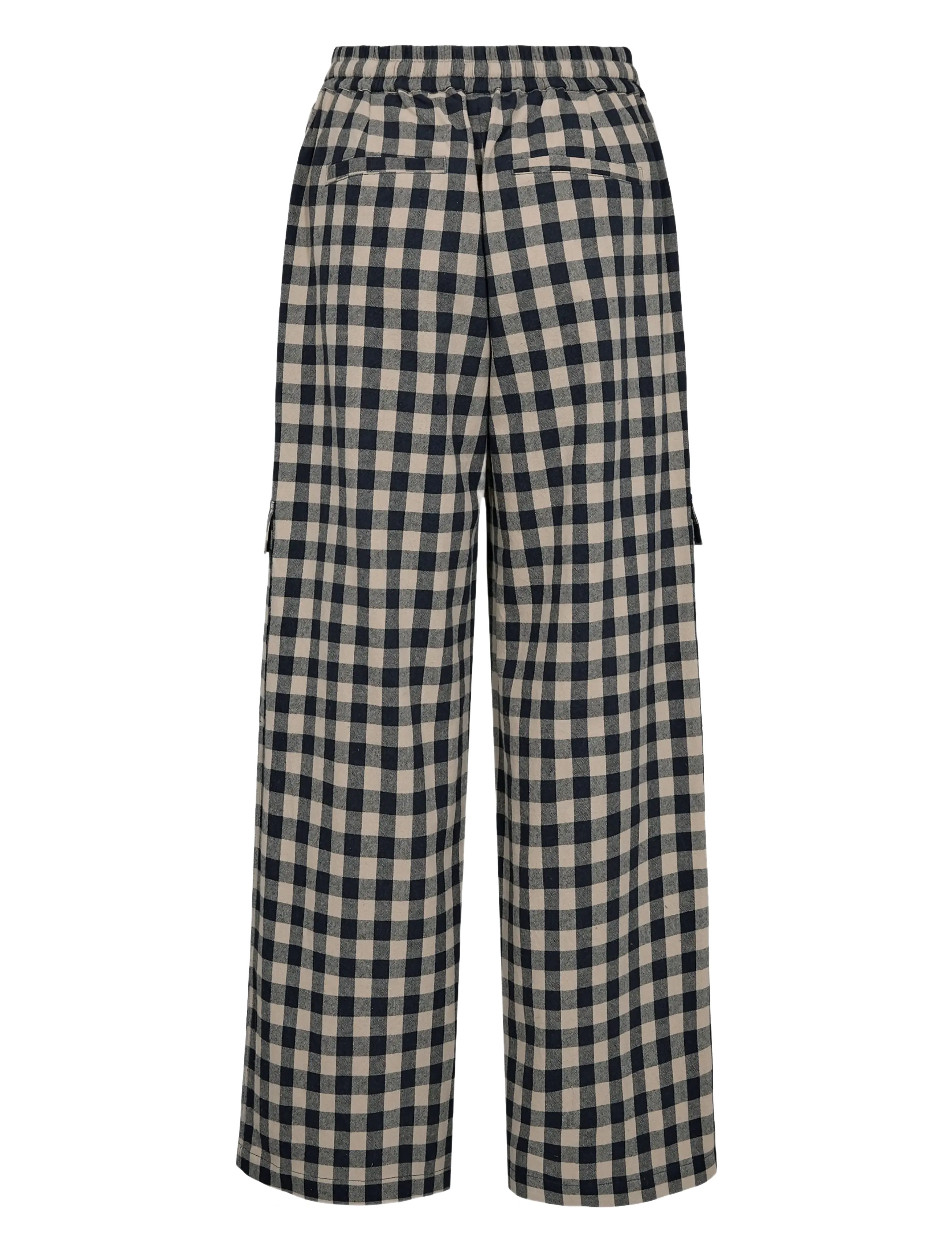 Nümph - NUCHIKKA PANTS - wide leg trousers - dark sapphire - 2