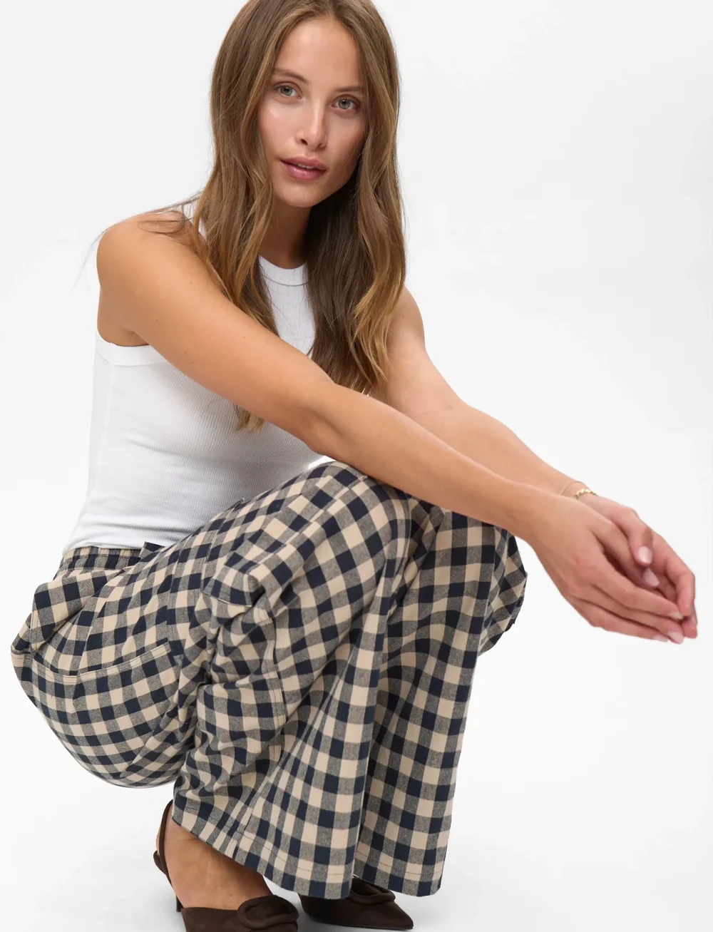 Nümph - NUCHIKKA PANTS - cargobyxor - dark sapphire - 0