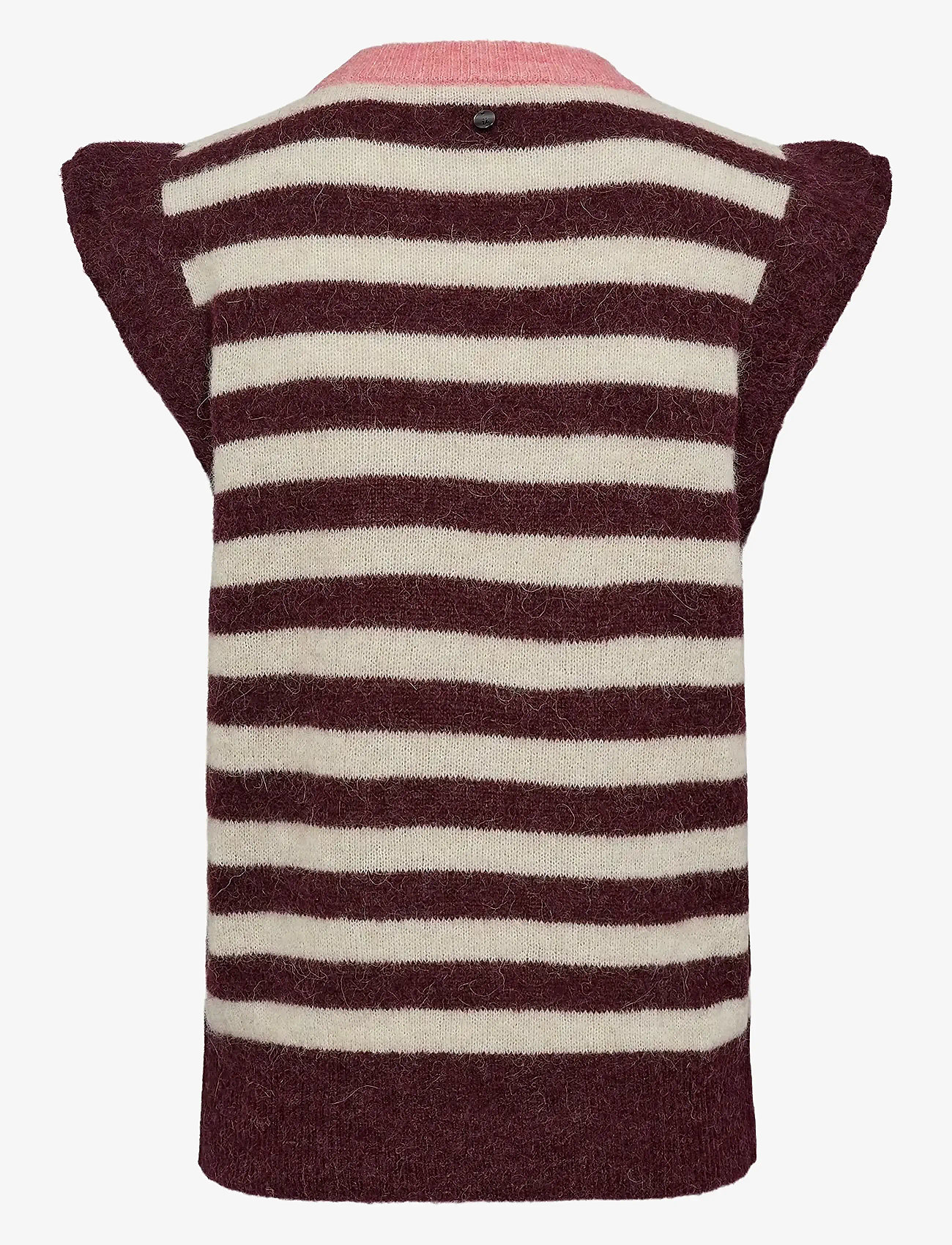 Nümph - NUCIARA RIETTE STRIPE VEST - knitted vests - winetasting - 1