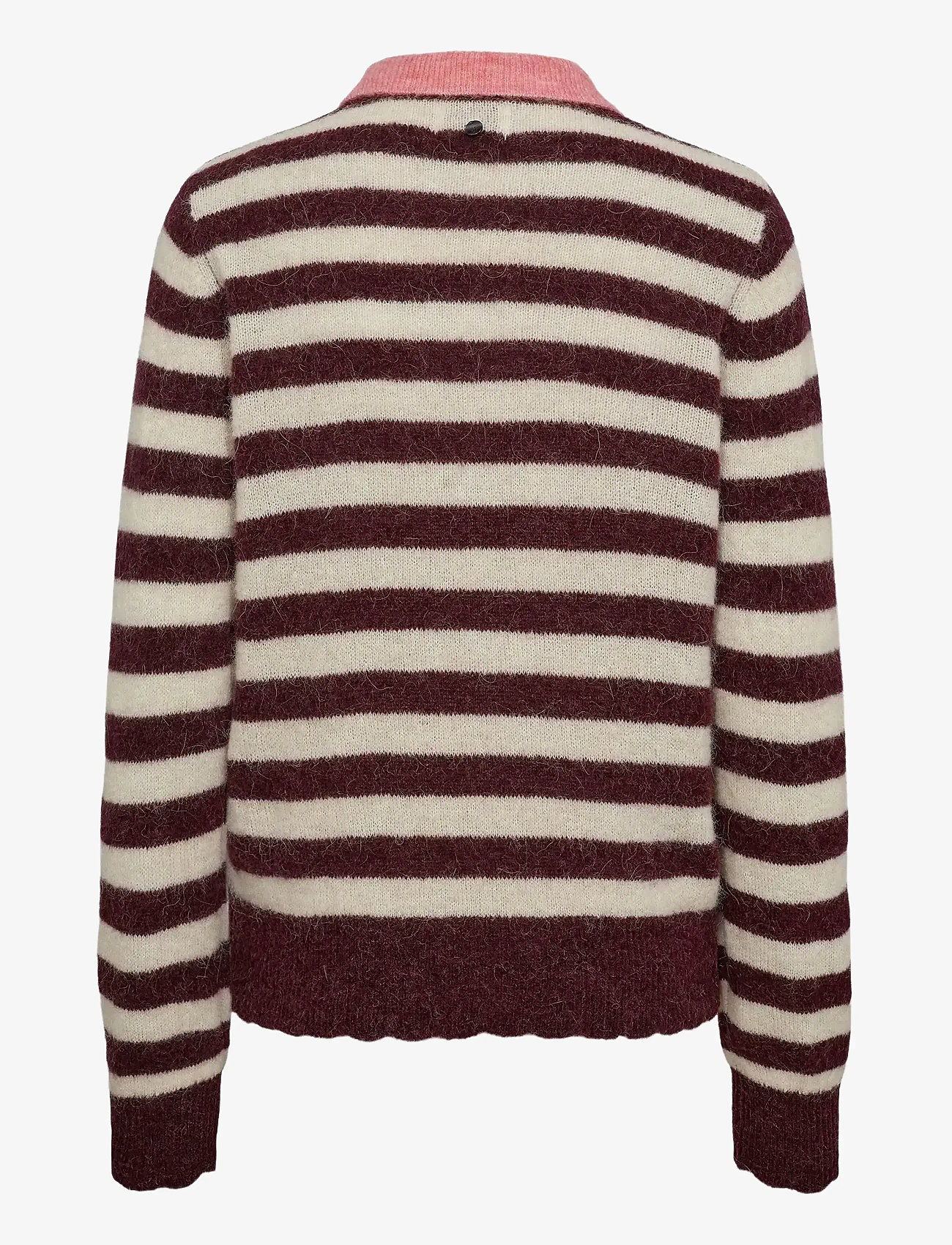 Nümph - NUCIARA RIETTE STRIPE PULLOVER - jumpers - winetasting - 1