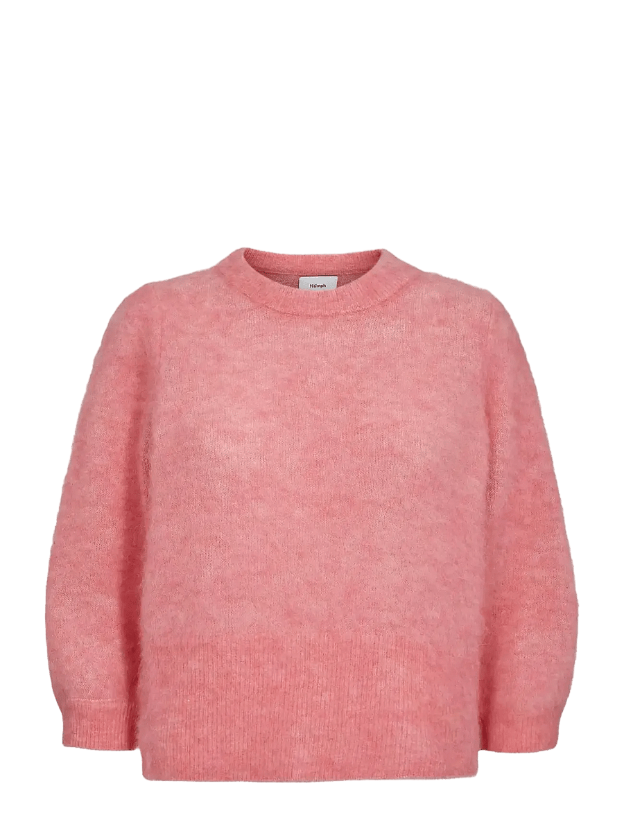 Nümph - NUSURI BRUSHED SS PULLOVER - striktrøjer - pink lemonade - 0