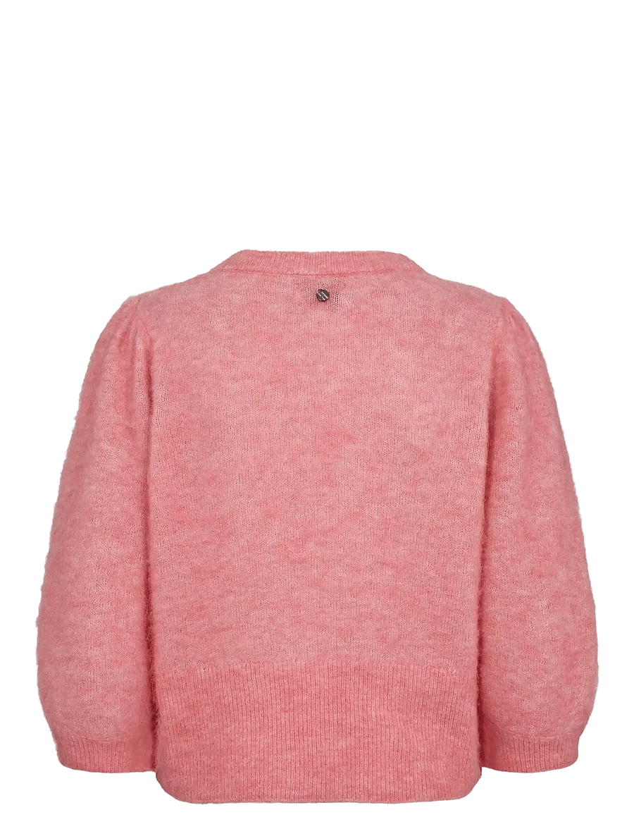 Nümph - NUSURI BRUSHED SS PULLOVER - striktrøjer - pink lemonade - 1