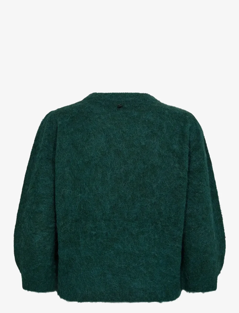 Nümph - NUSURI BRUSHED SS PULLOVER - stickade tröjor - rain forest - 2