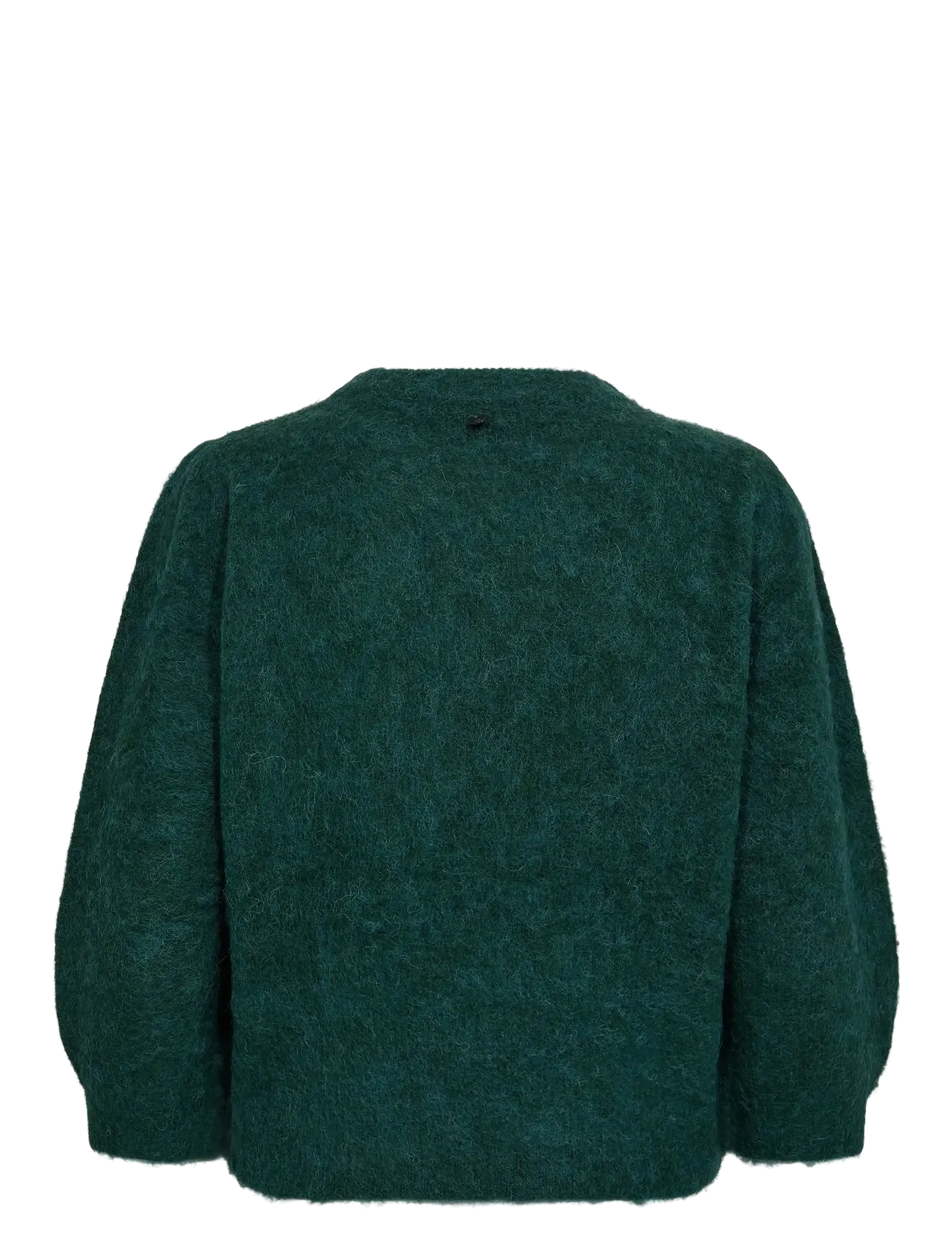 Nümph - NUSURI BRUSHED SS PULLOVER - strikkegensere - rain forest - 2